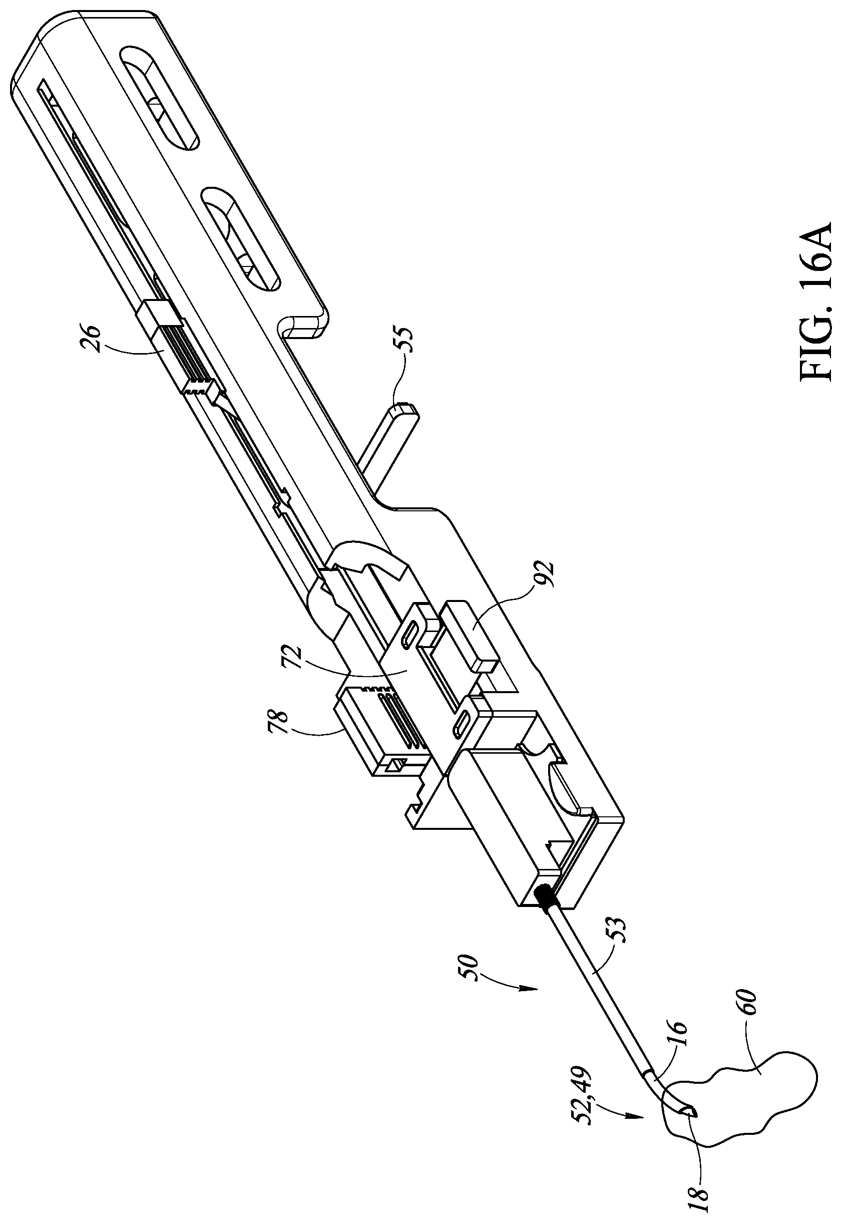 Patent US12318076 Figure 15 – Curved needle core biopsy system