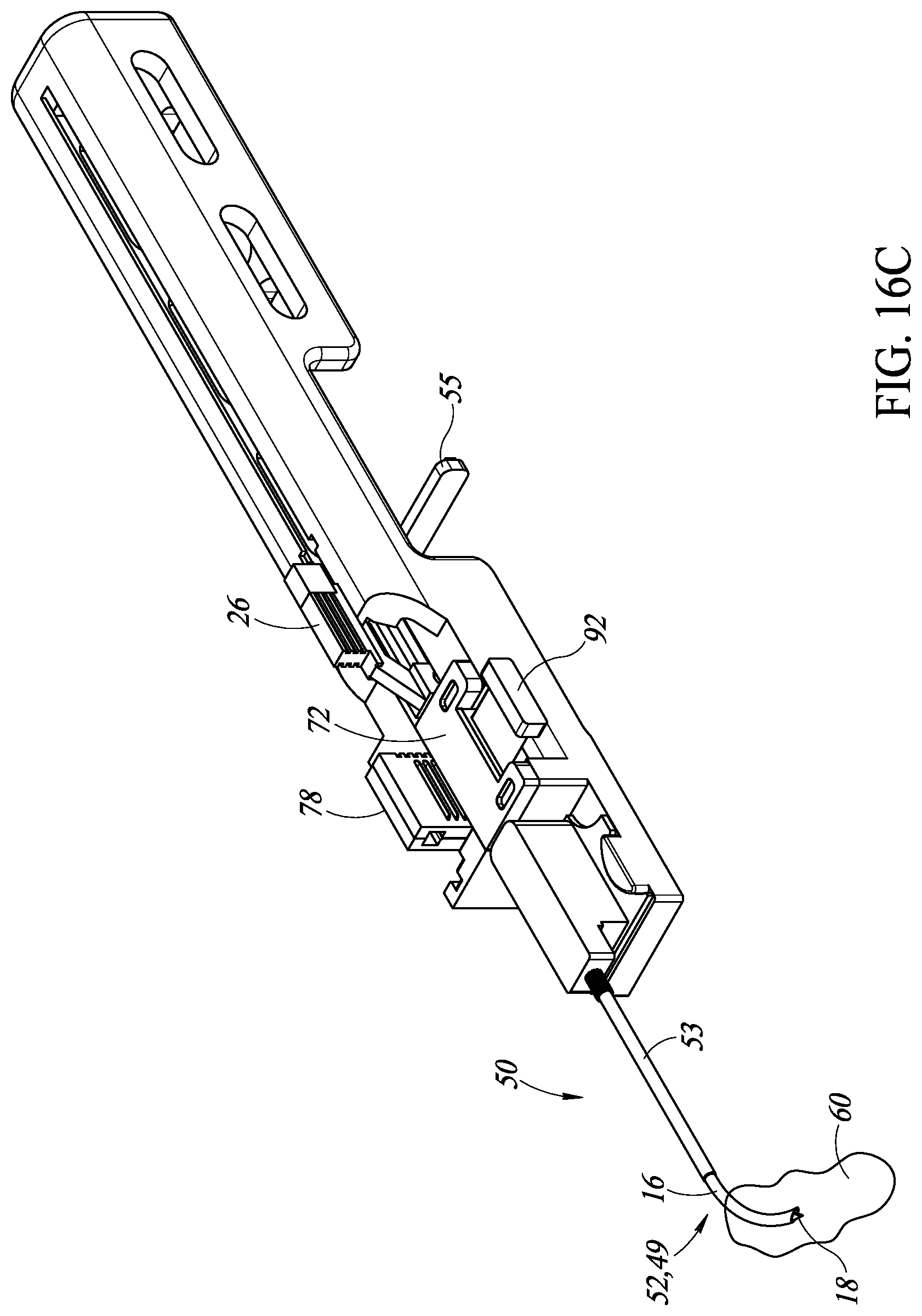 Patent US12318076 Figure 17 – Curved needle core biopsy system