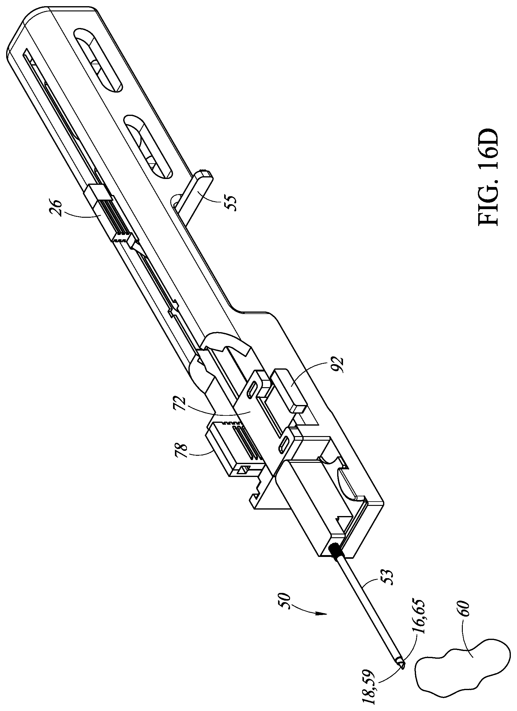 Patent US12318076 Figure 18 – Curved needle core biopsy system