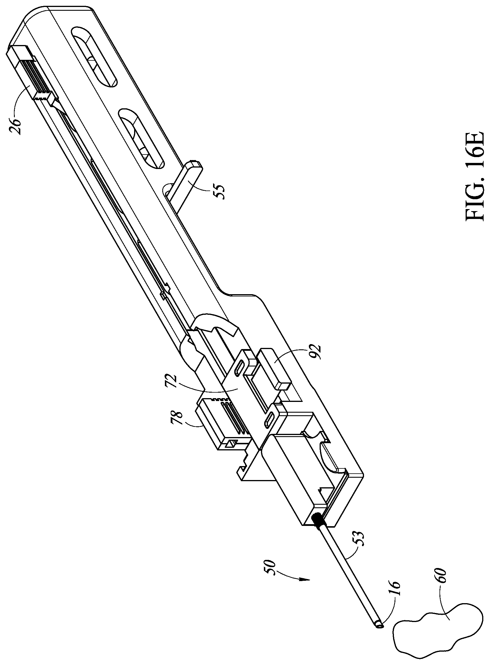 Patent US12318076 Figure 19 – Curved needle core biopsy system