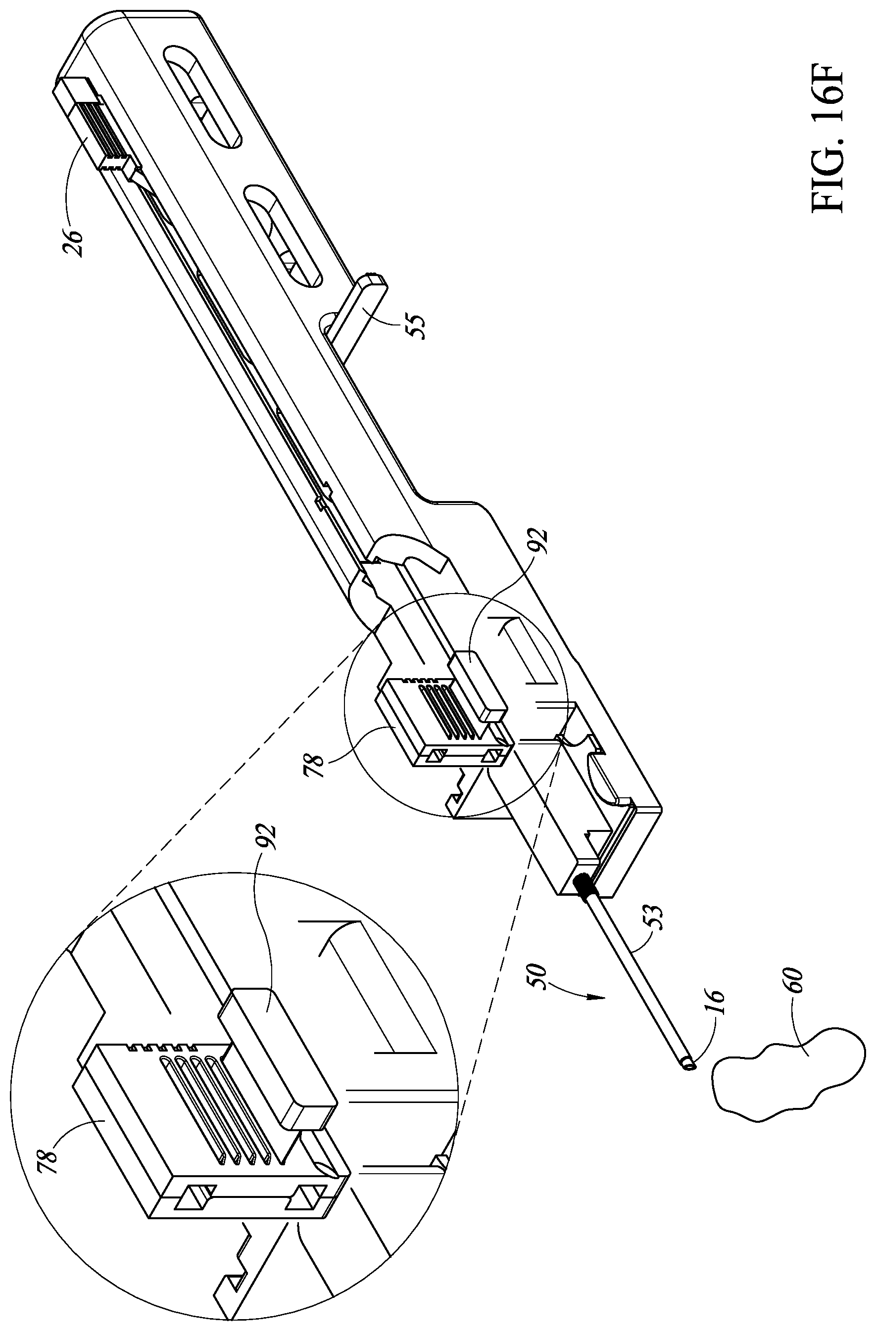 Patent US12318076 Figure 20 – Curved needle core biopsy system