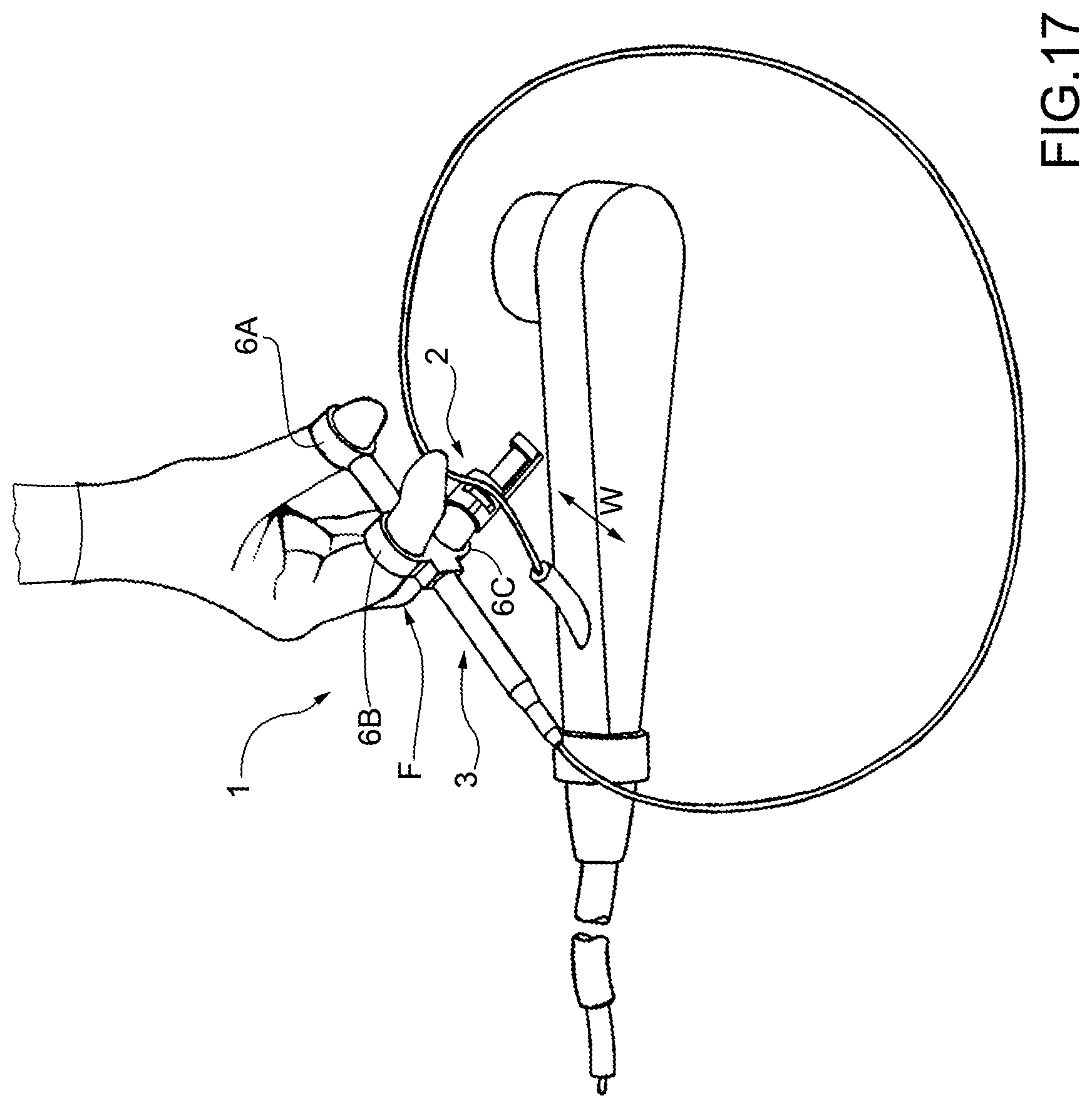 Patent US12318078 Figure 6 – Manual operation unit, and manual operation group for a medical device