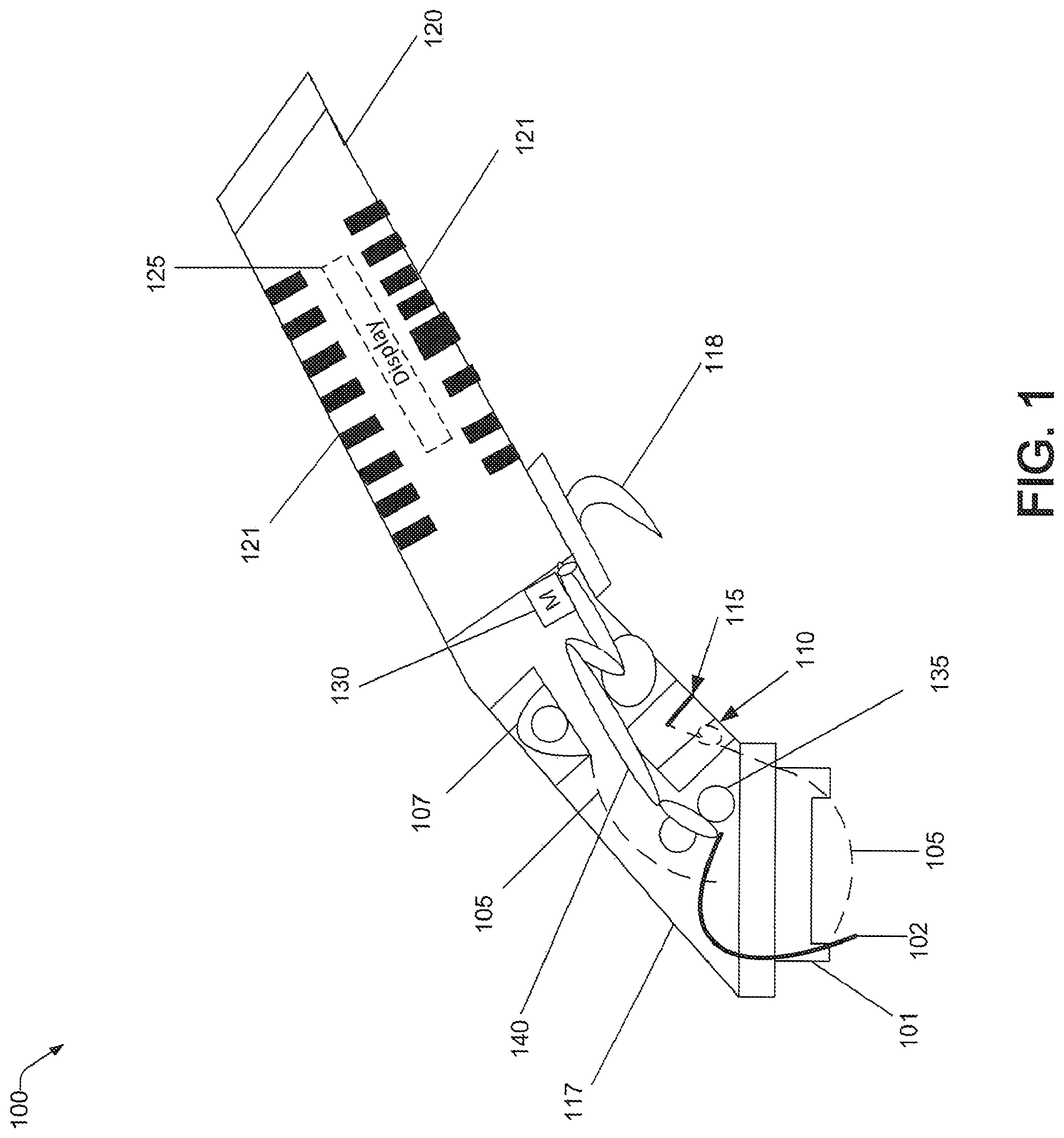 Patent US12318085 Figure 1 – Self-knotting suture device