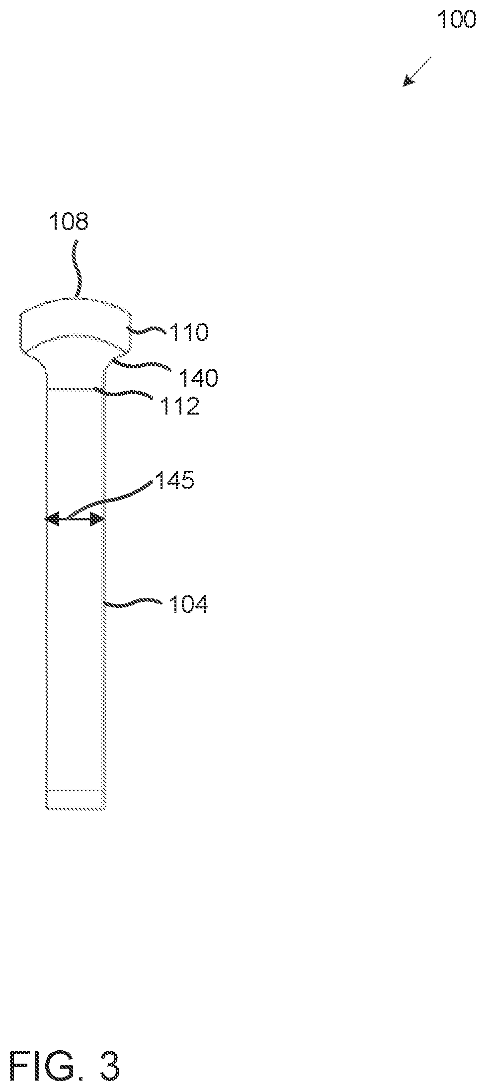 Patent US12318086 Figure 3 – Low profile staple and methods for using same