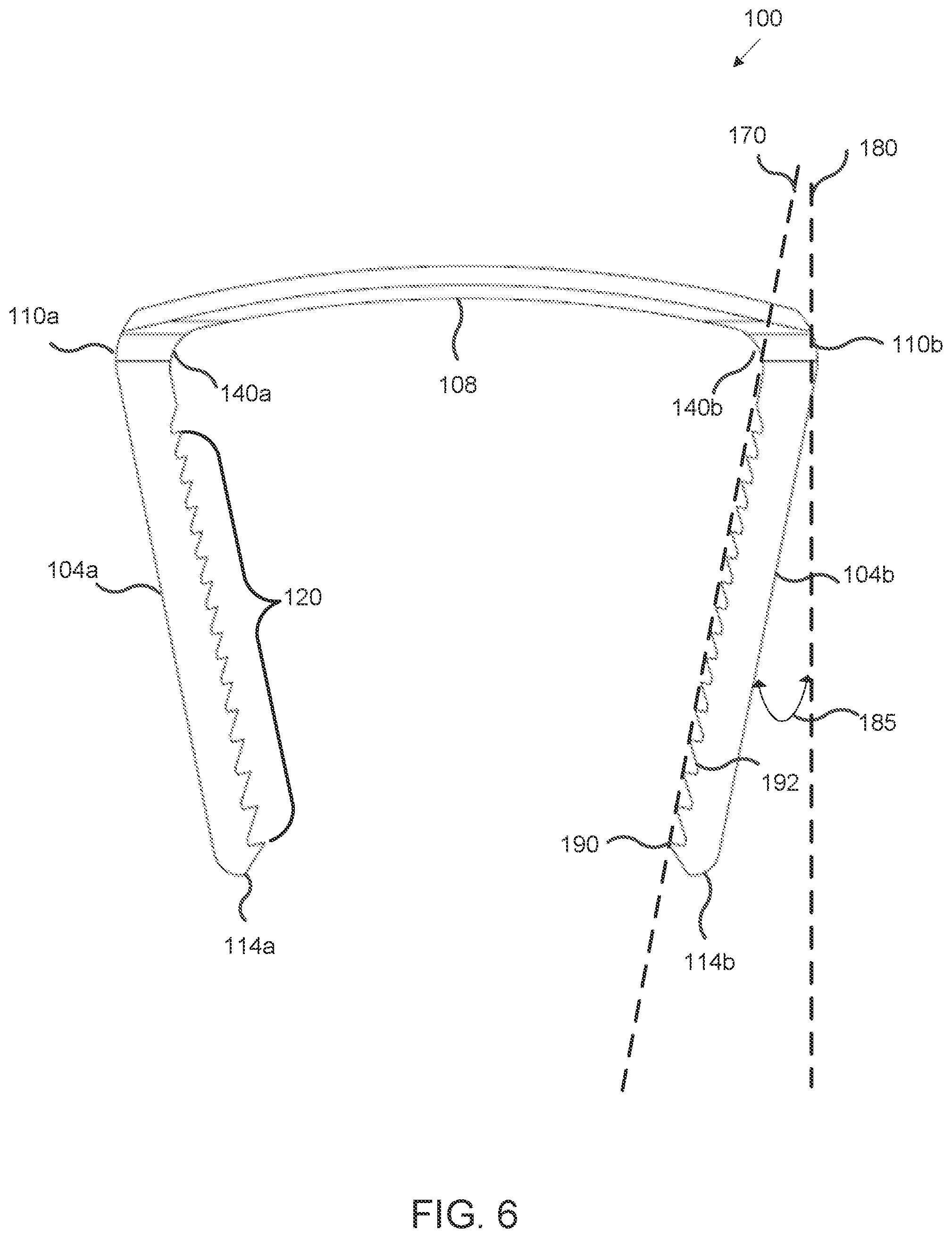 Patent US12318086 Figure 6 – Low profile staple and methods for using same