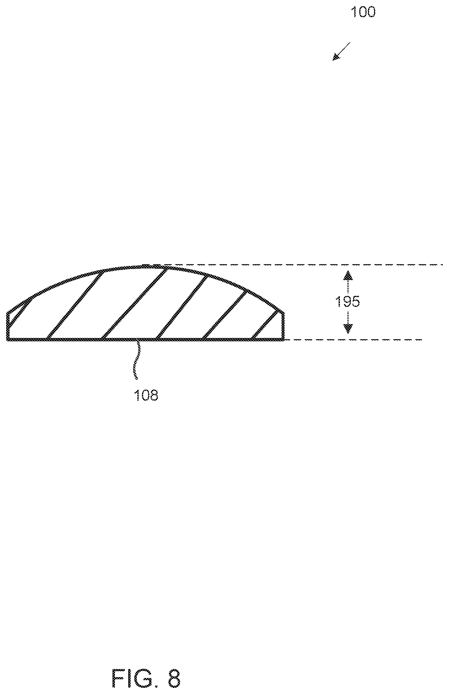 Patent US12318086 Figure 8 – Low profile staple and methods for using same