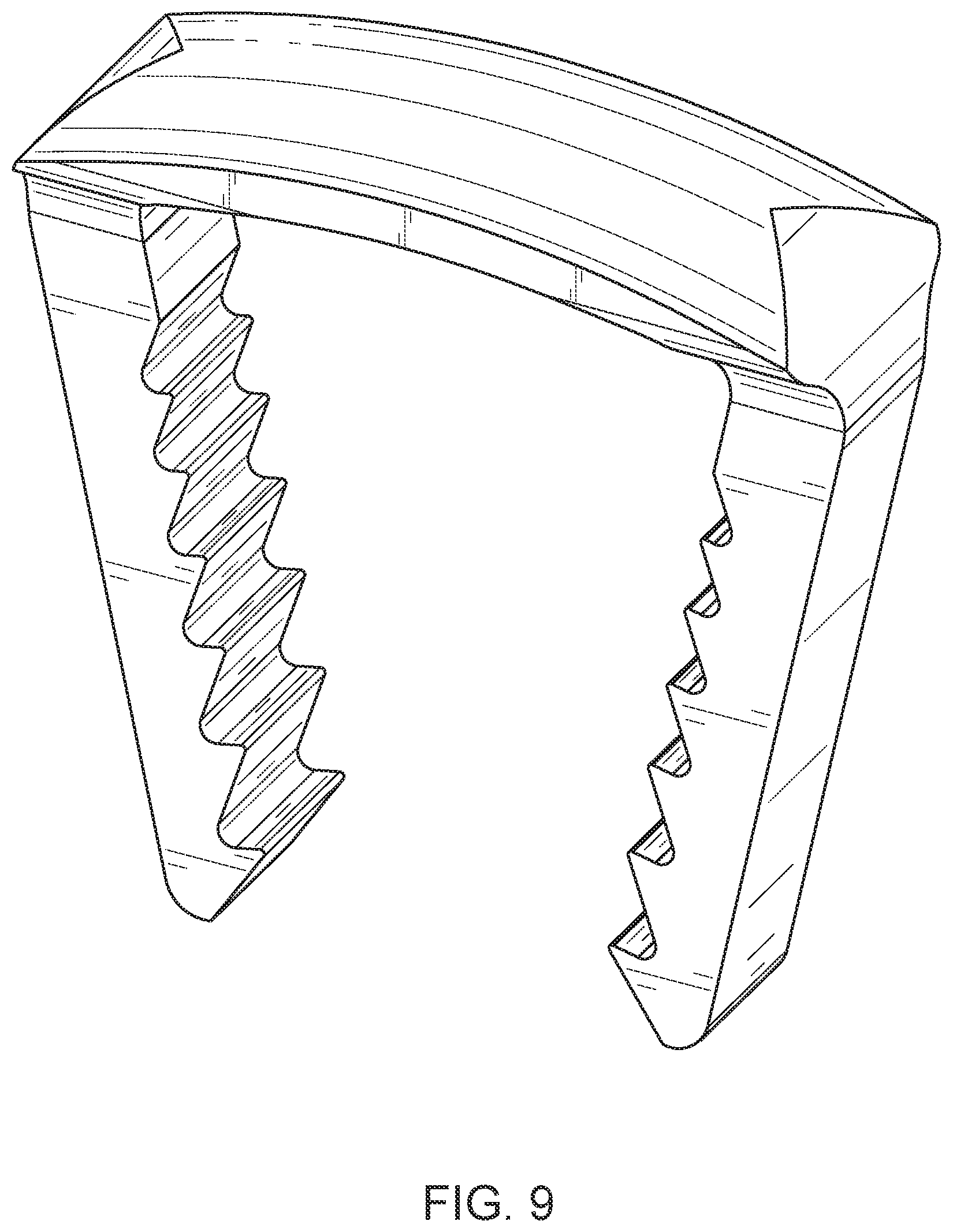 Patent US12318086 Figure 9 – Low profile staple and methods for using same