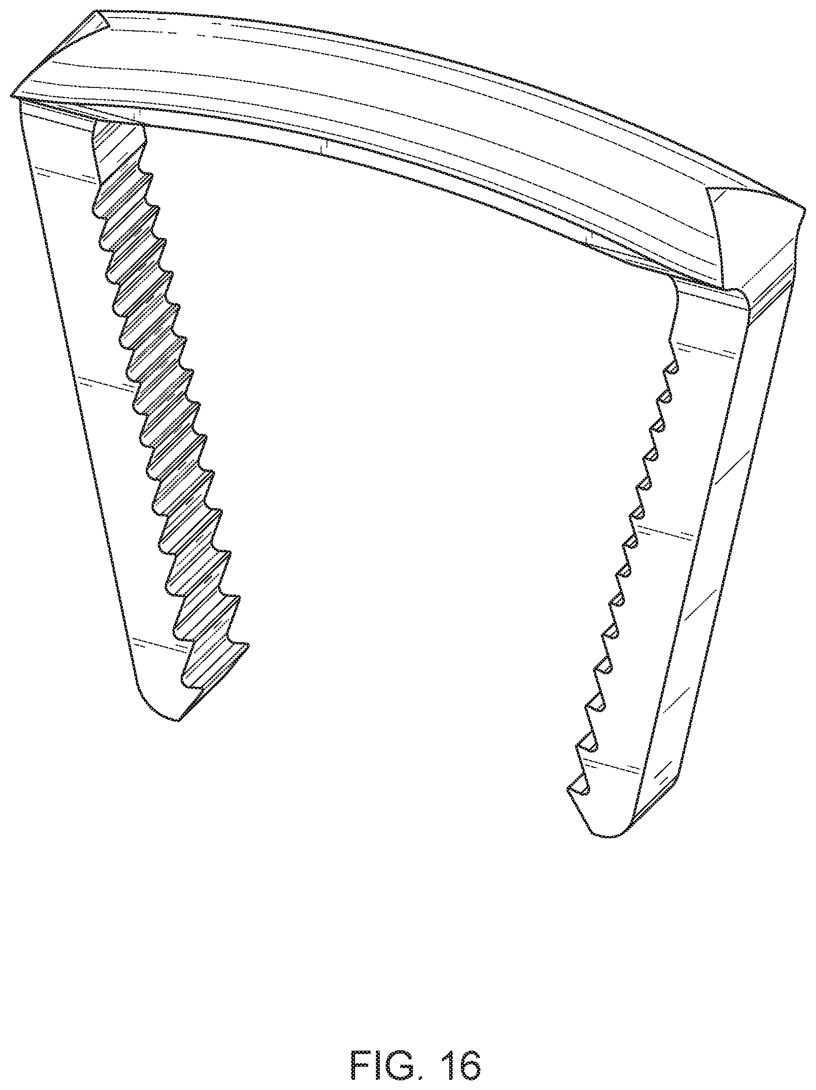 Patent US12318086 Figure 16 – Low profile staple and methods for using same