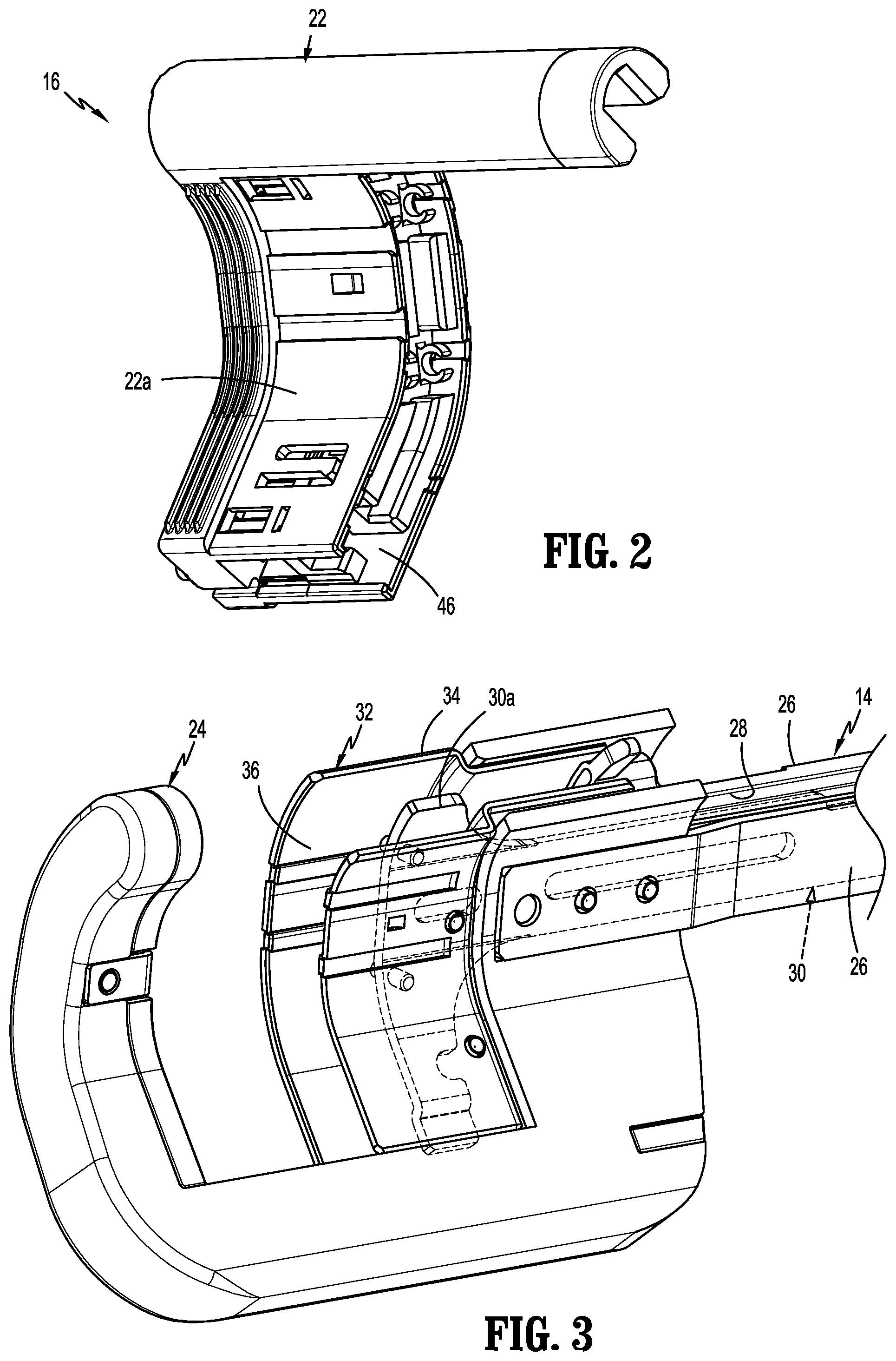 Patent US12318088 Figure 2 – Surgical stapling device with reloadable cartridge