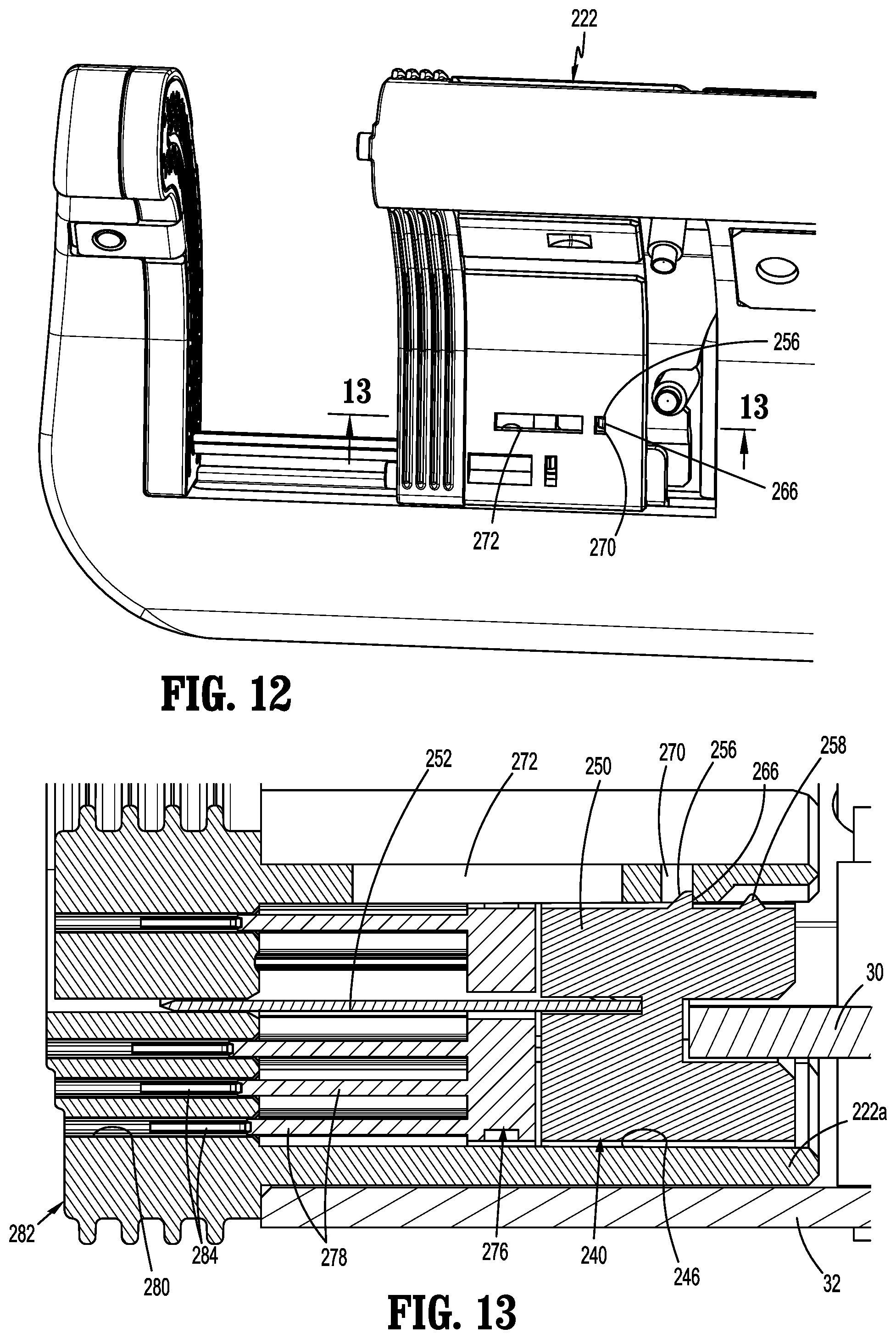 Patent US12318088 Figure 8 – Surgical stapling device with reloadable cartridge