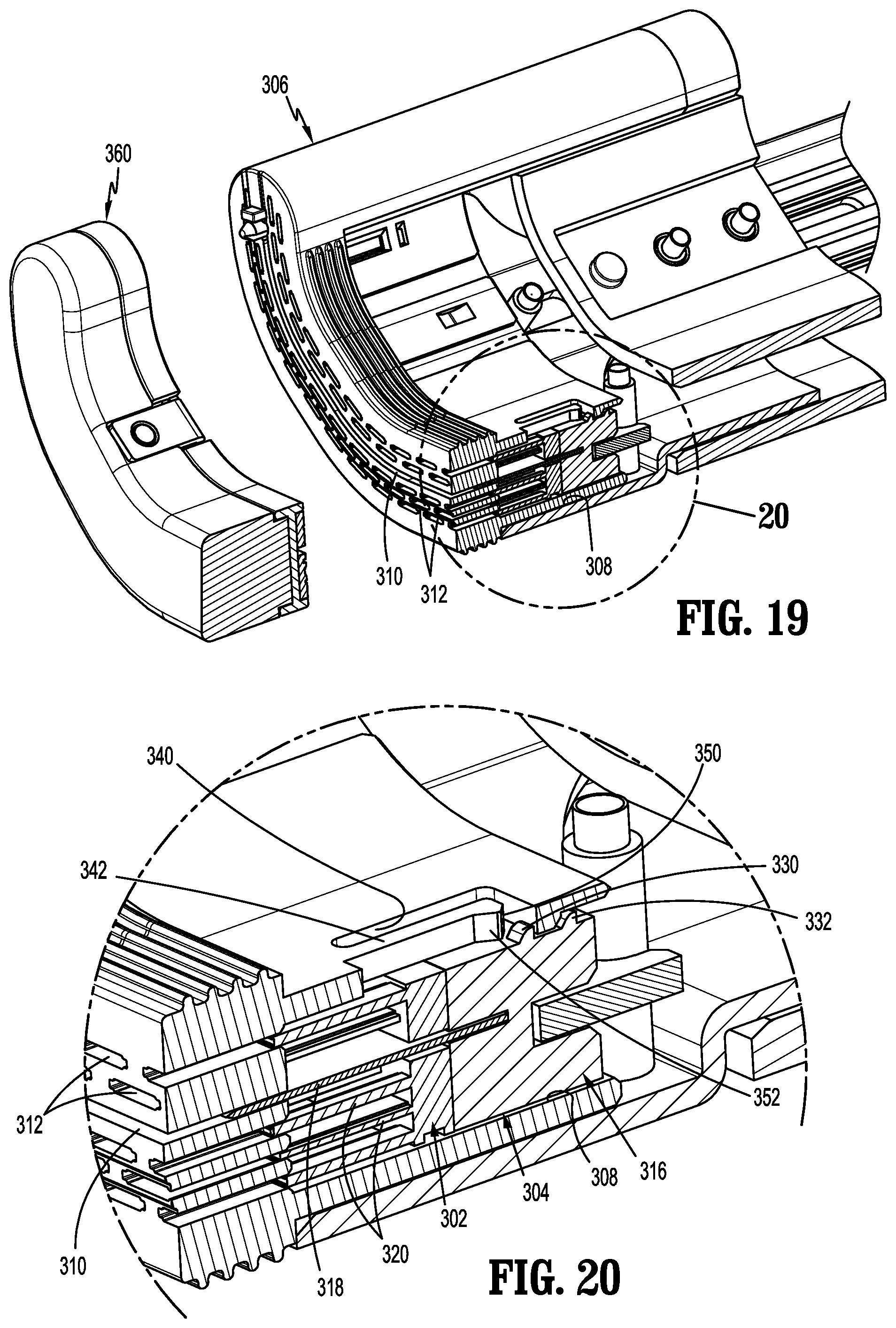 Patent US12318088 Figure 14 – Surgical stapling device with reloadable cartridge