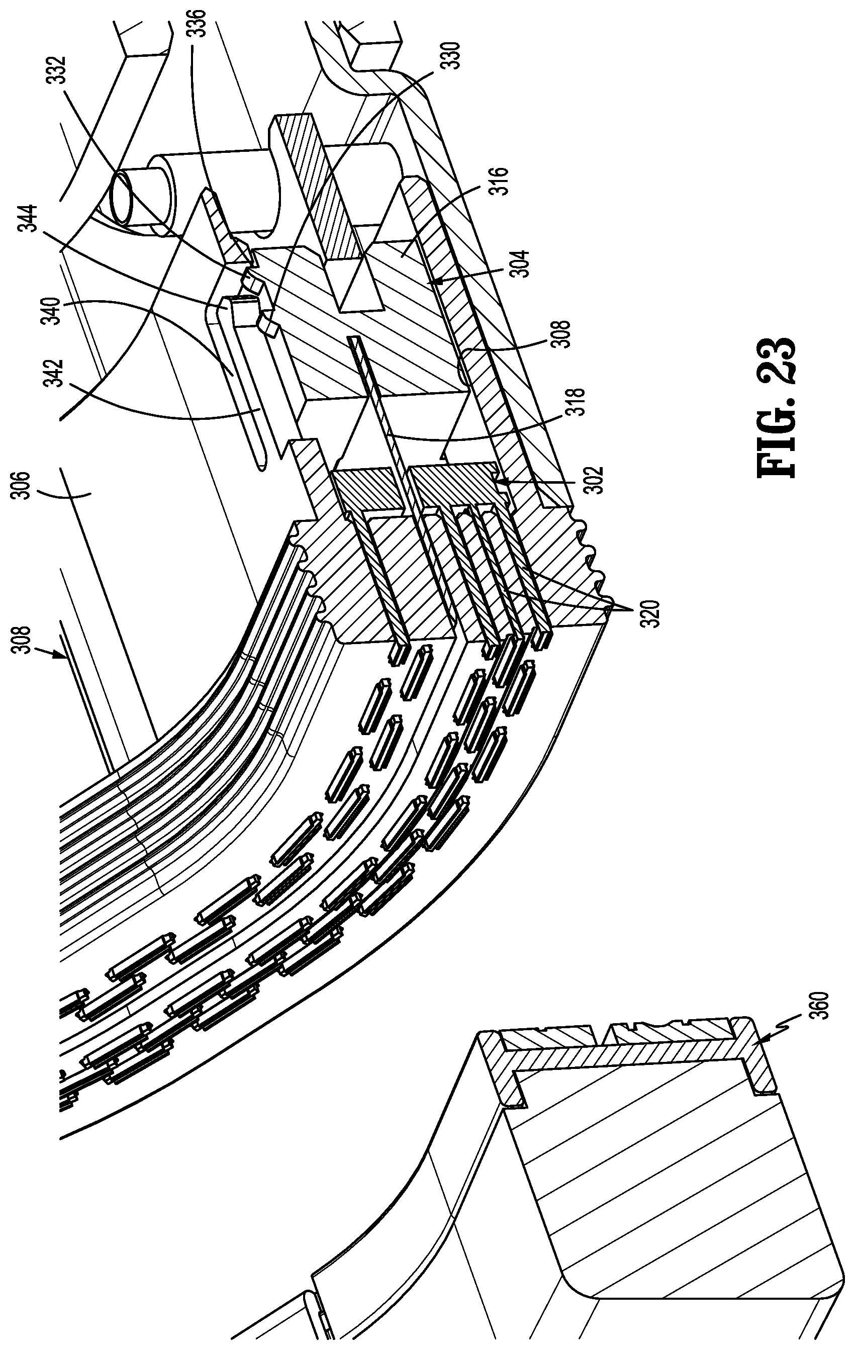 Patent US12318088 Figure 16 – Surgical stapling device with reloadable cartridge