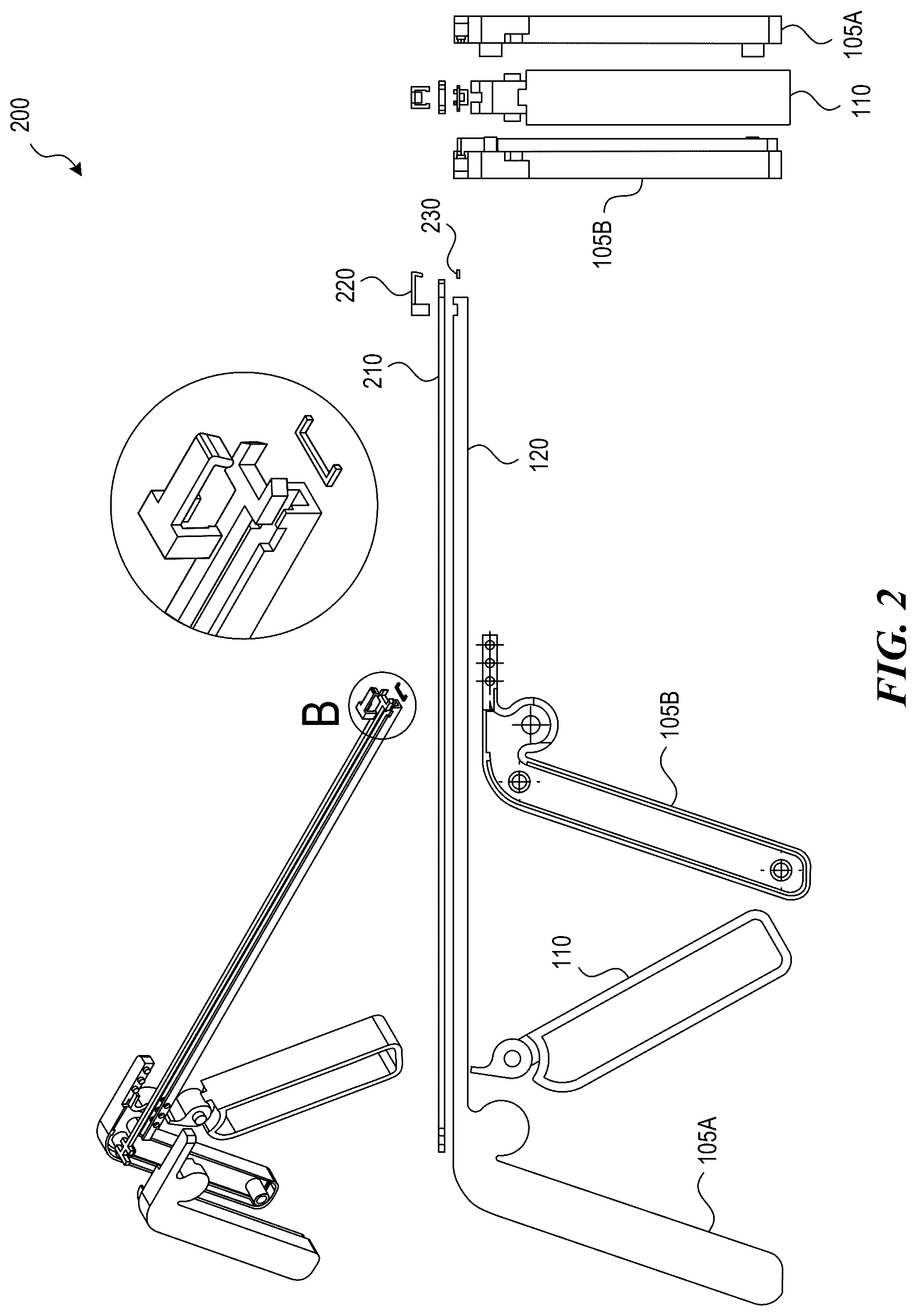 Patent US12318089 Figure 2 – Endoscopic stapler and staple remover