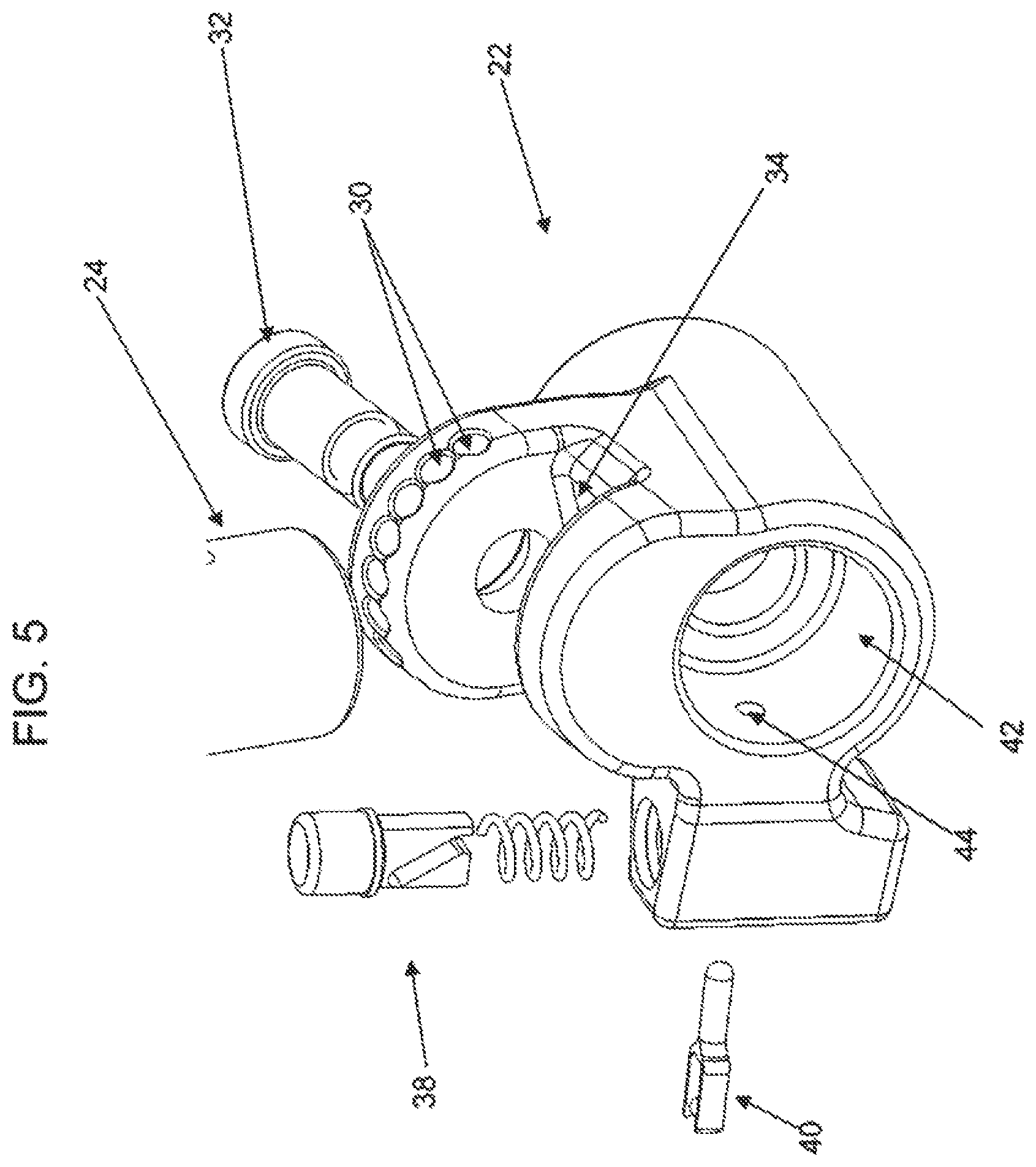Patent US12318096 Figure 4 – Screw guide and tissue retractor instrument