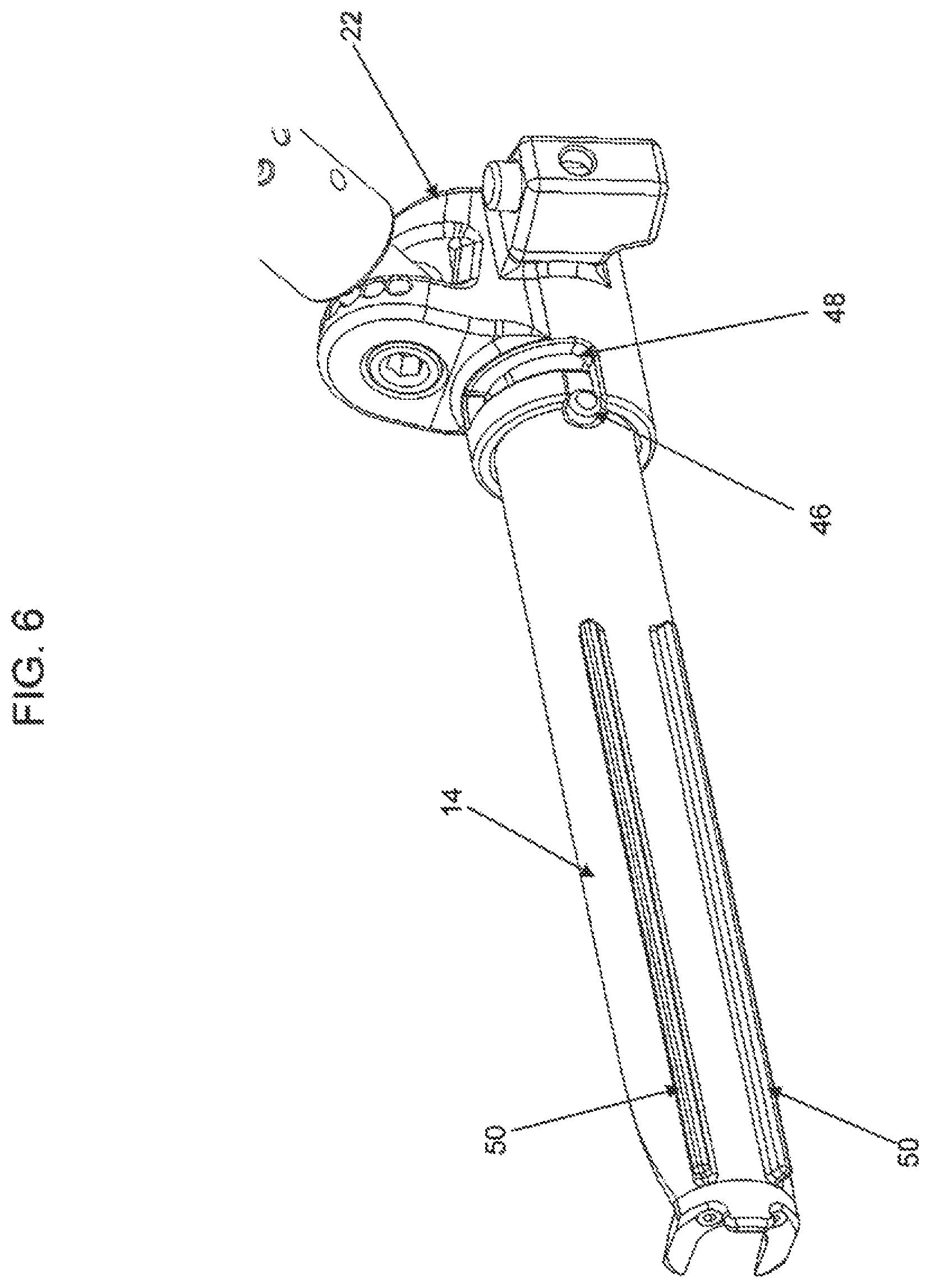 Patent US12318096 Figure 5 – Screw guide and tissue retractor instrument