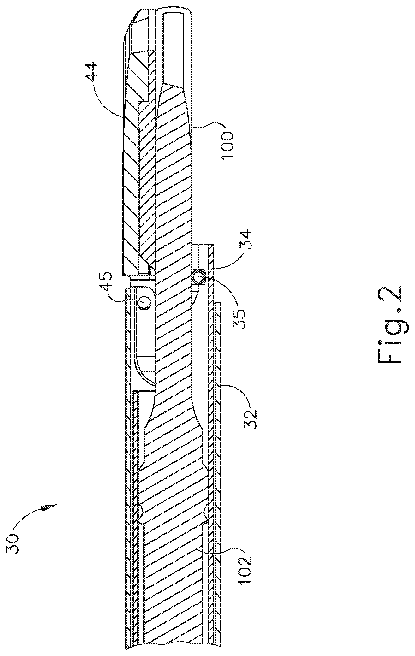 Patent US12318107 Figure 2 – Handpiece and blade configurations for ultrasonic surgical instrument