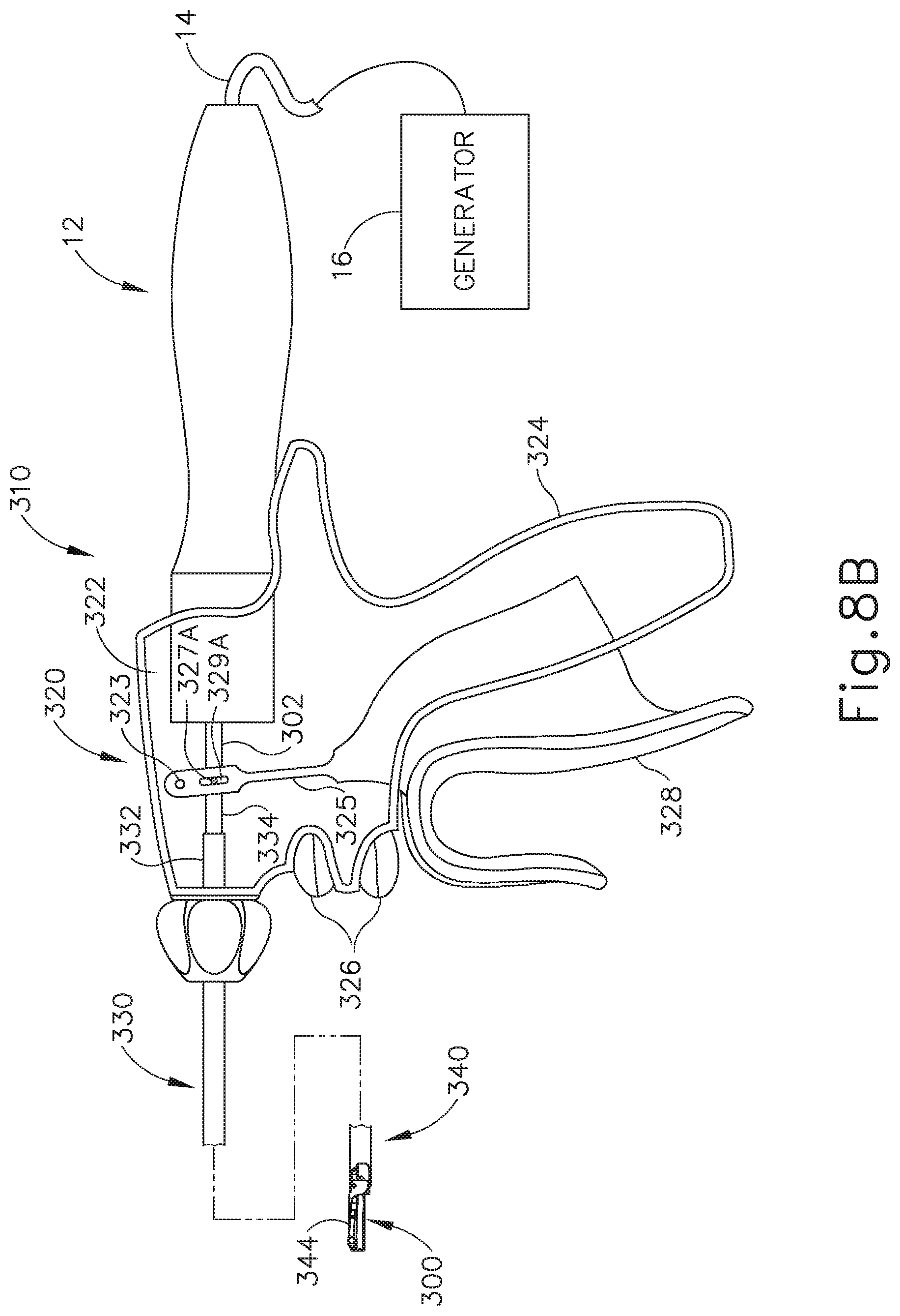 Patent US12318107 Figure 11 – Handpiece and blade configurations for ultrasonic surgical instrument