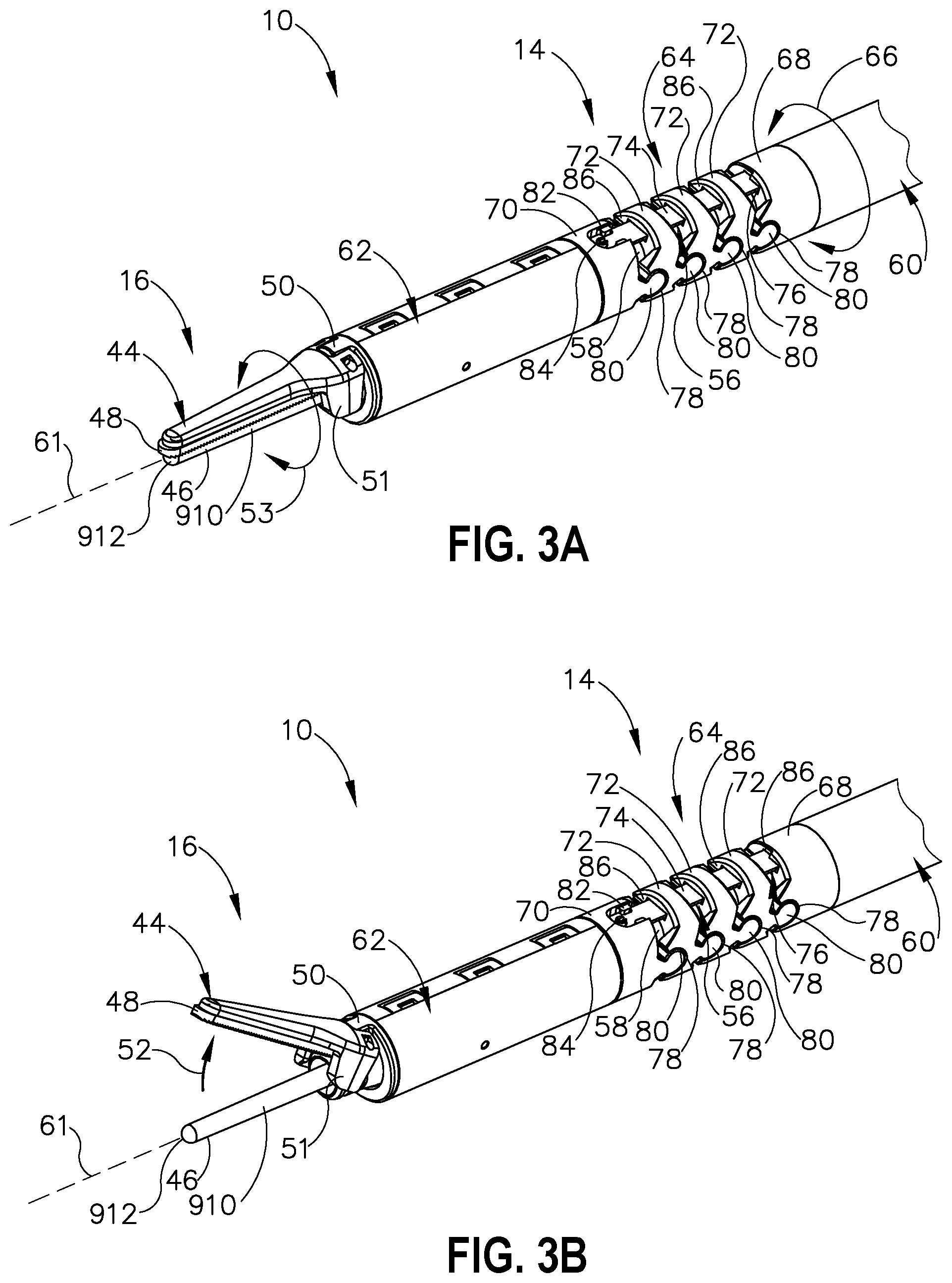 Patent US12318108 Figure 3 – Ultrasonic surgical instrument with a clamp arm clocking assembly