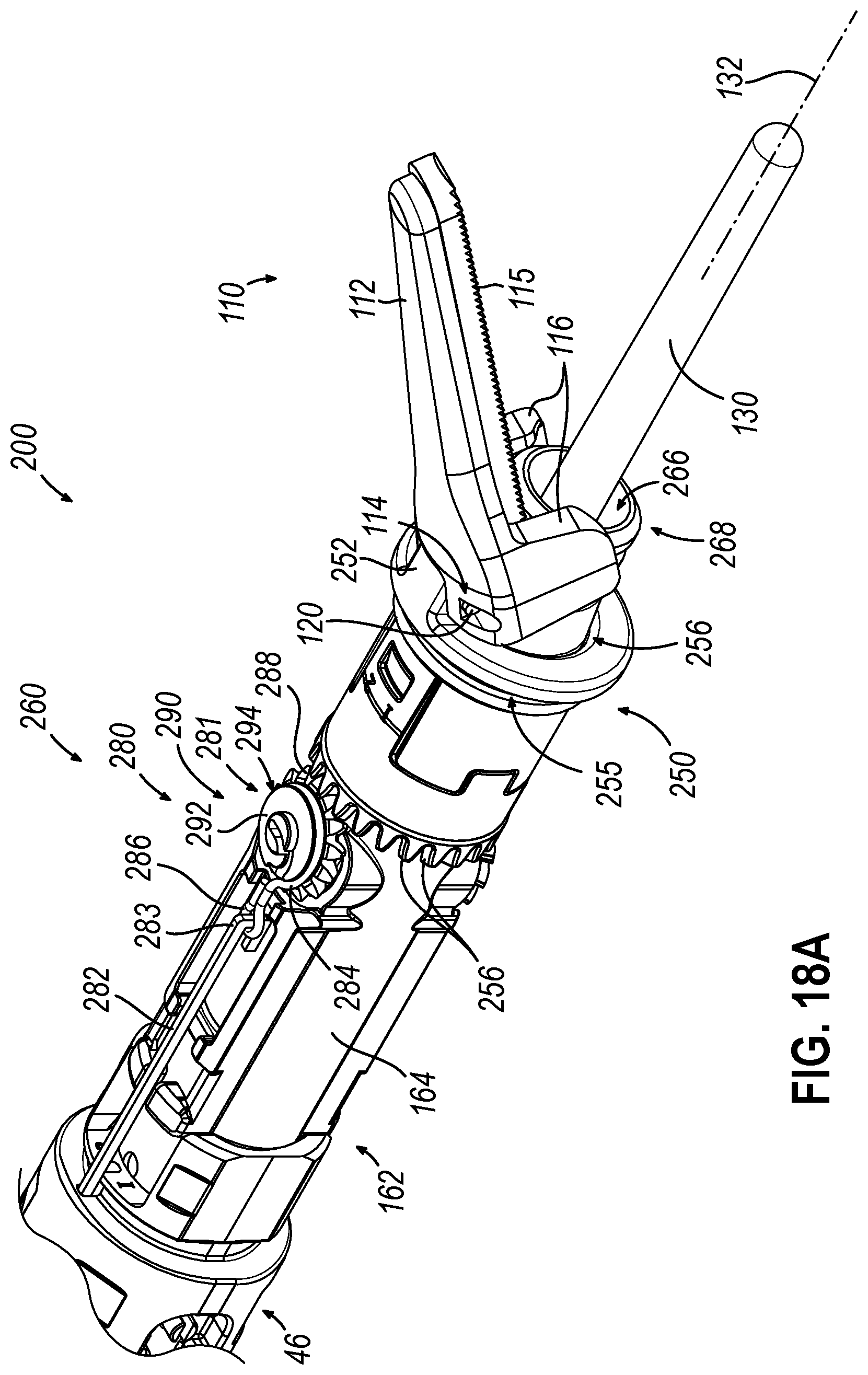 Patent US12318108 Figure 14 – Ultrasonic surgical instrument with a clamp arm clocking assembly
