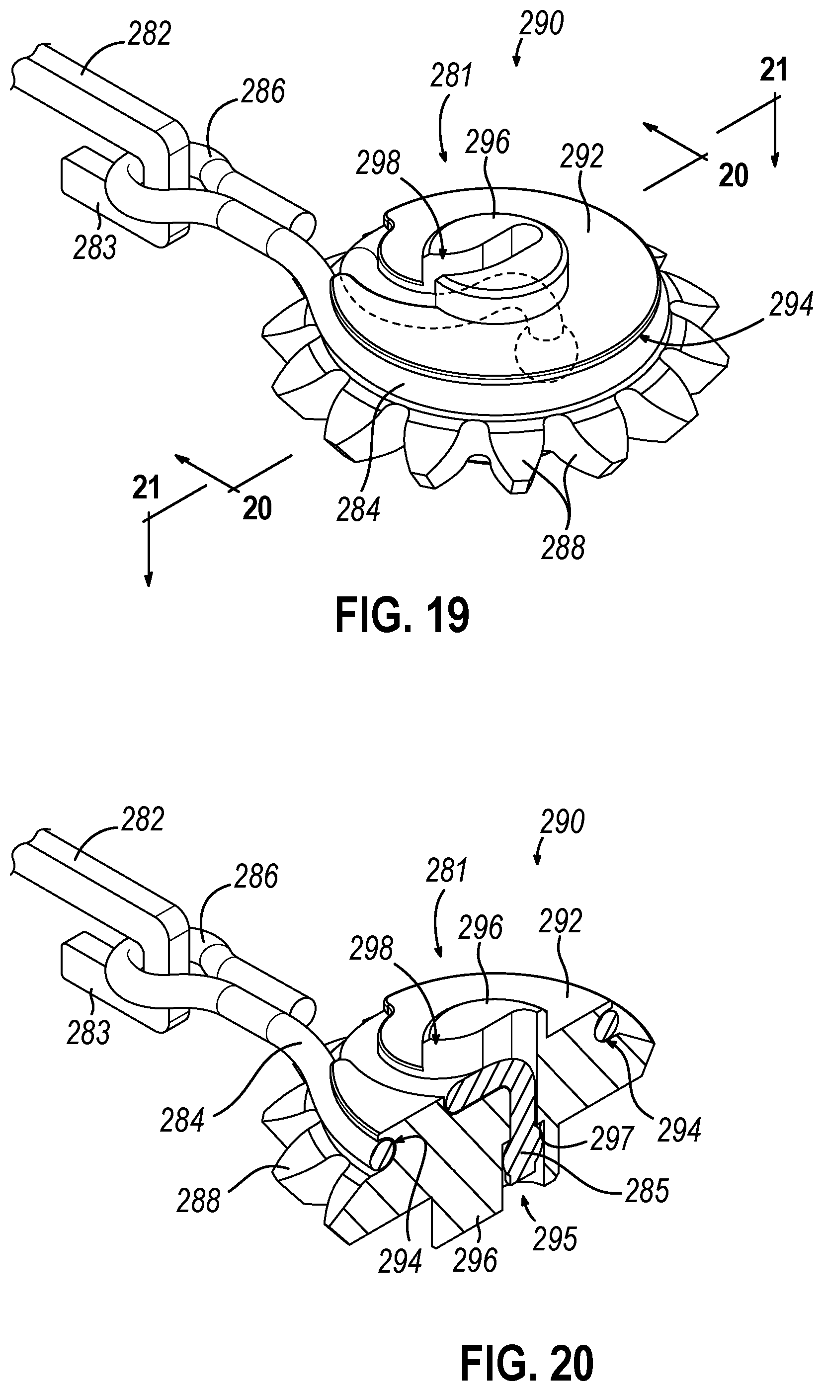 Patent US12318108 Figure 16 – Ultrasonic surgical instrument with a clamp arm clocking assembly