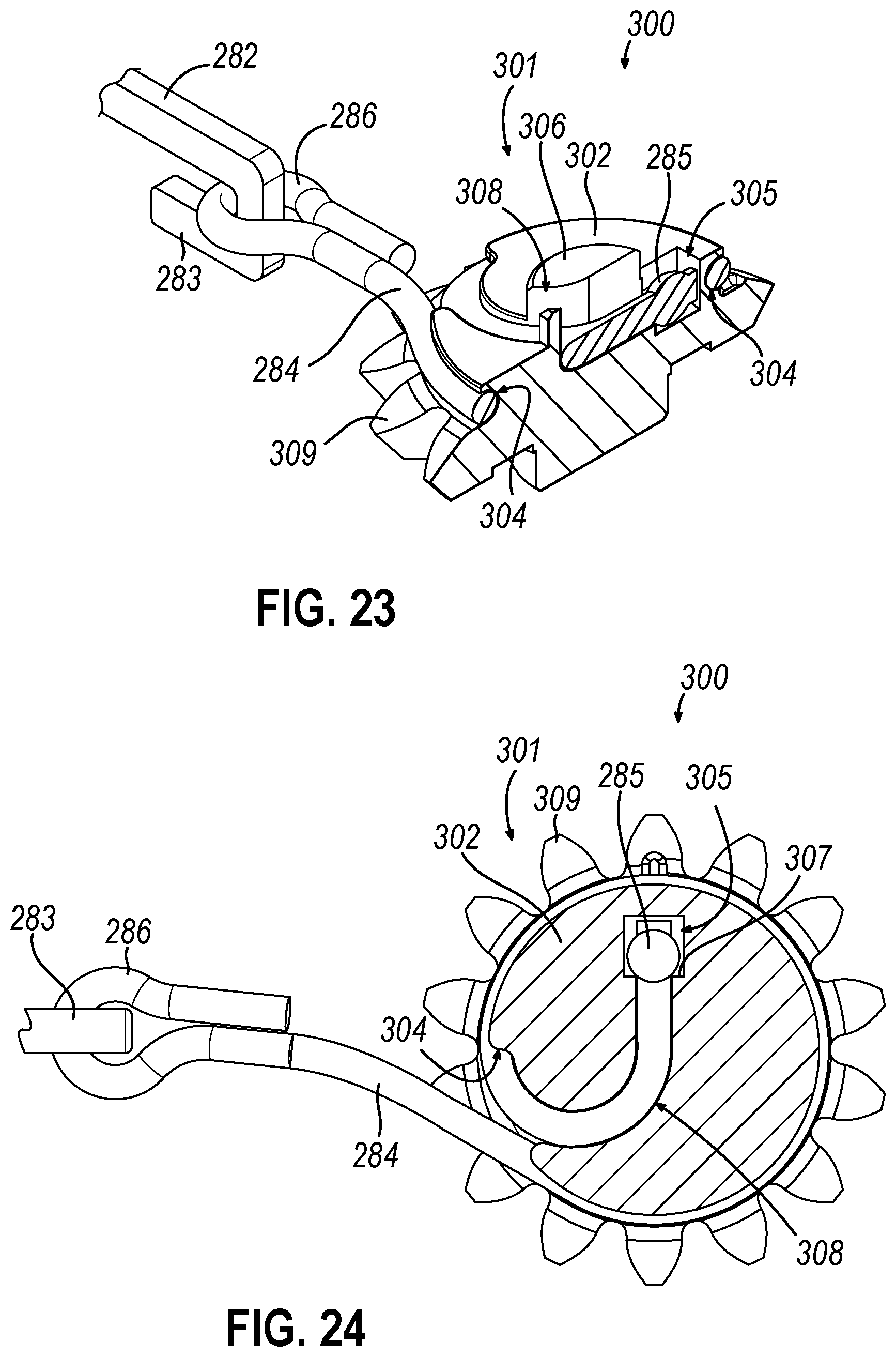 Patent US12318108 Figure 18 – Ultrasonic surgical instrument with a clamp arm clocking assembly