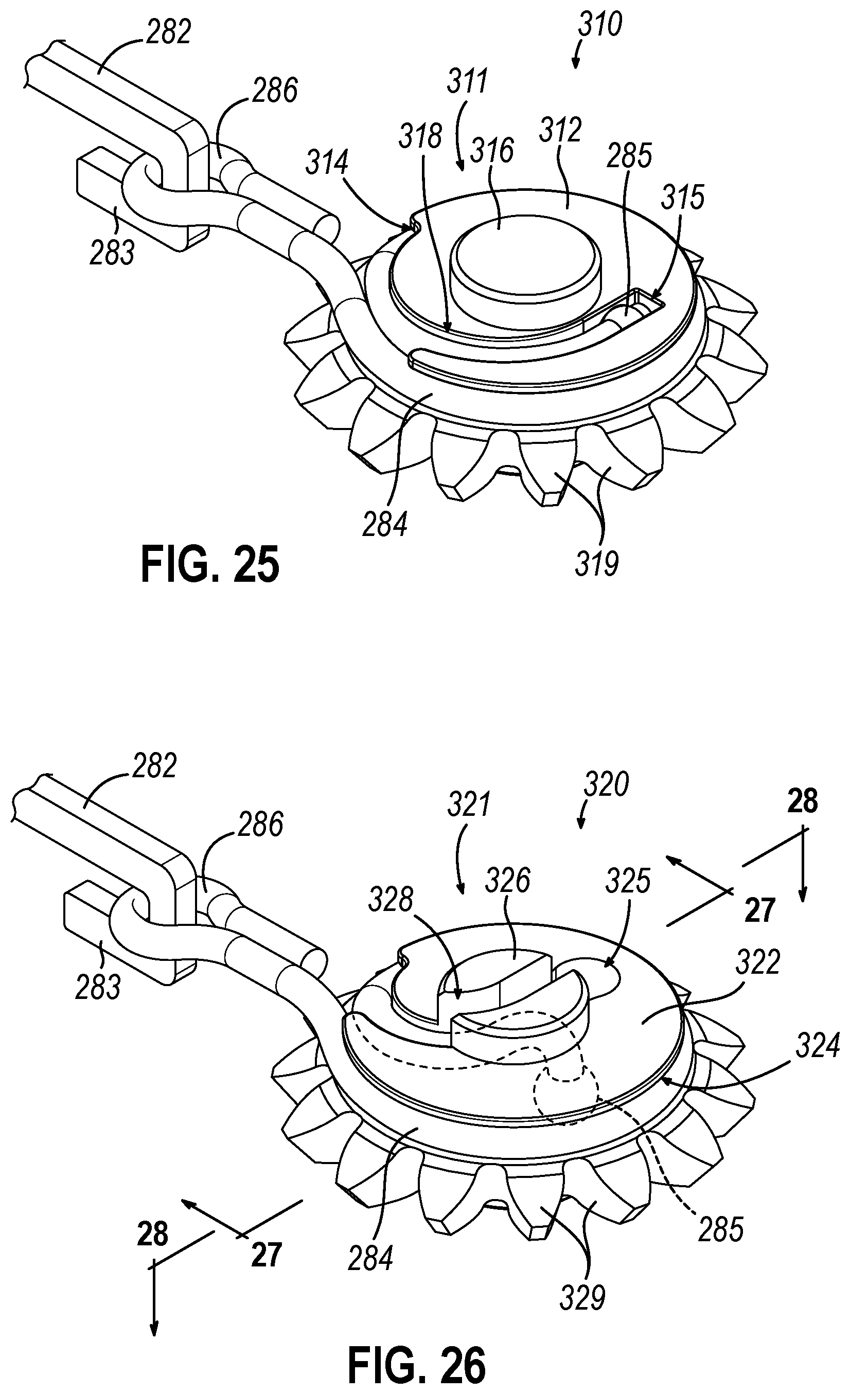 Patent US12318108 Figure 19 – Ultrasonic surgical instrument with a clamp arm clocking assembly