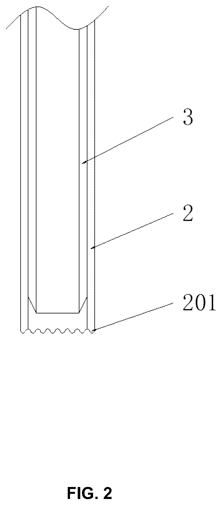 Patent US12318110 Figure 2 – Great saphenous vein collection devices using double cannula knife
