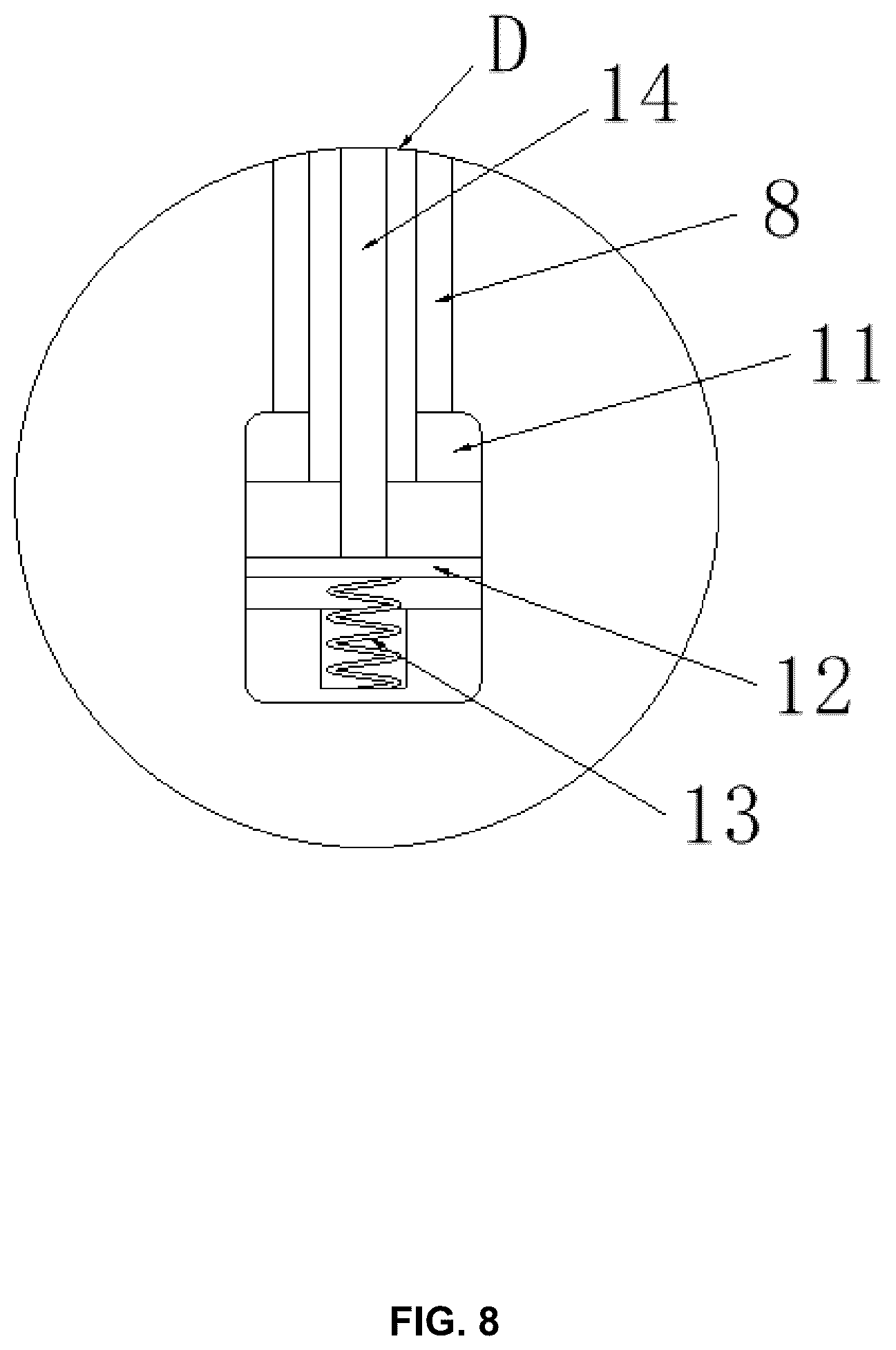 Patent US12318110 Figure 8 – Great saphenous vein collection devices using double cannula knife