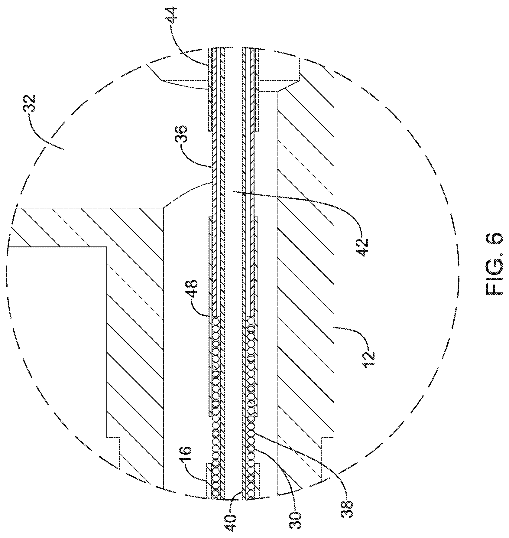 Patent US12318111 Figure 6 – Infusion lubricated atherectomy catheter