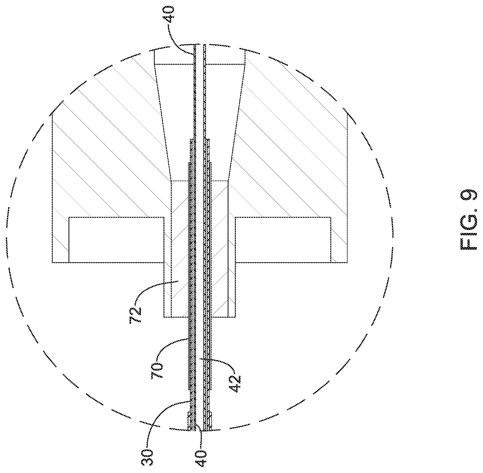 Patent US12318111 Figure 9 – Infusion lubricated atherectomy catheter