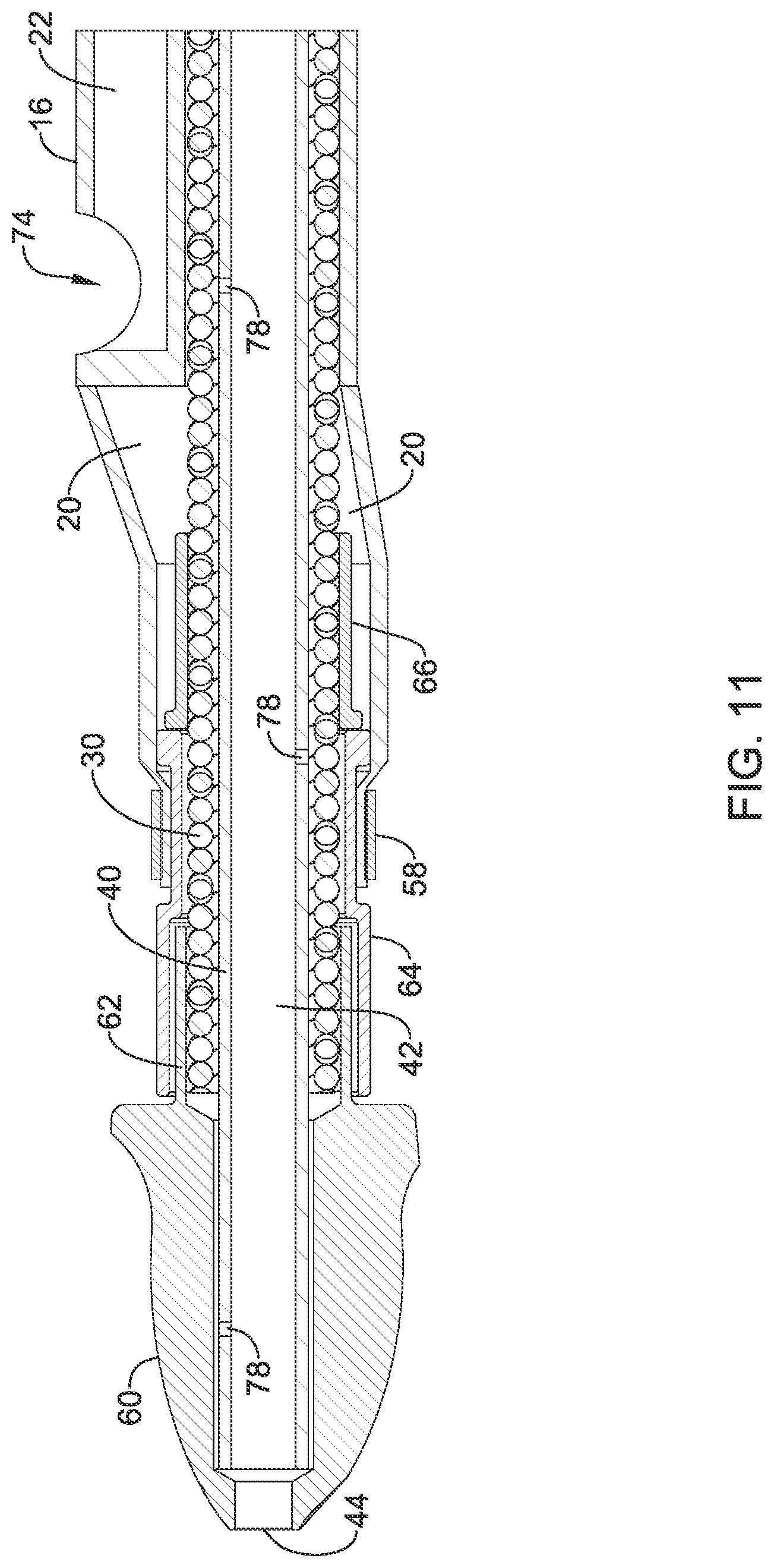 Patent US12318111 Figure 11 – Infusion lubricated atherectomy catheter