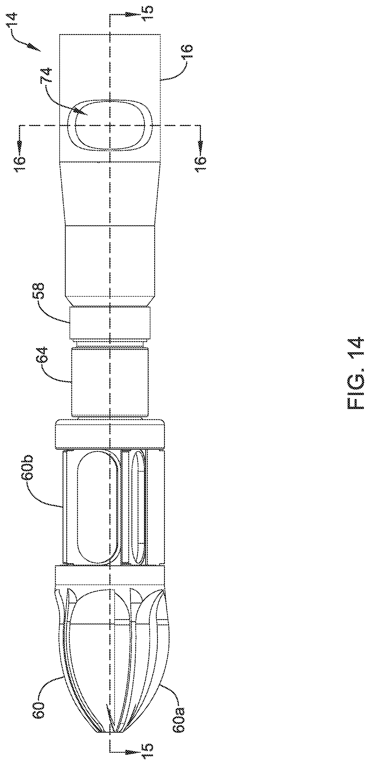 Patent US12318111 Figure 14 – Infusion lubricated atherectomy catheter