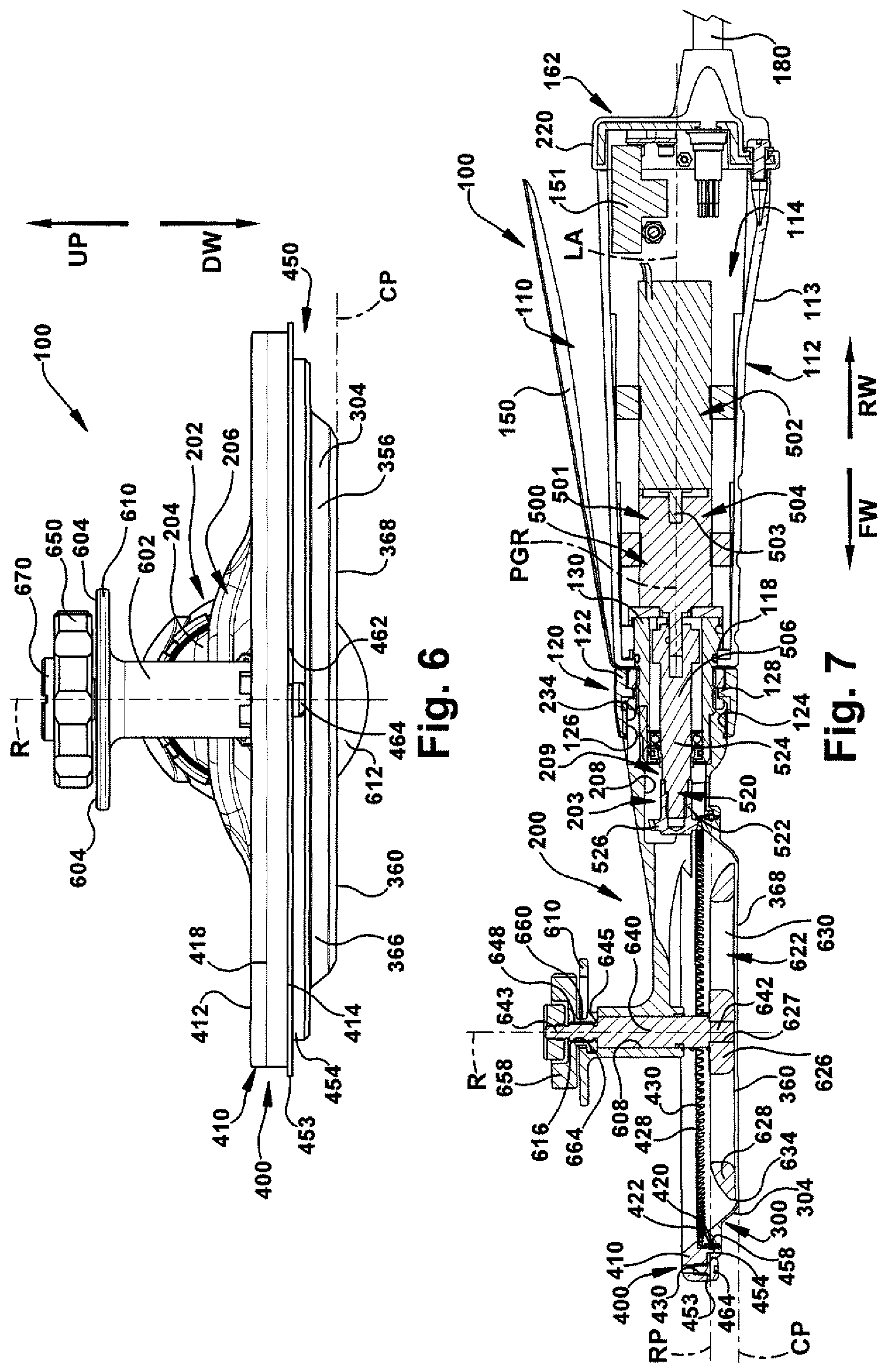 Patent US12318113 Figure 6 – Power operated dermatome with shielded rotary knife blade