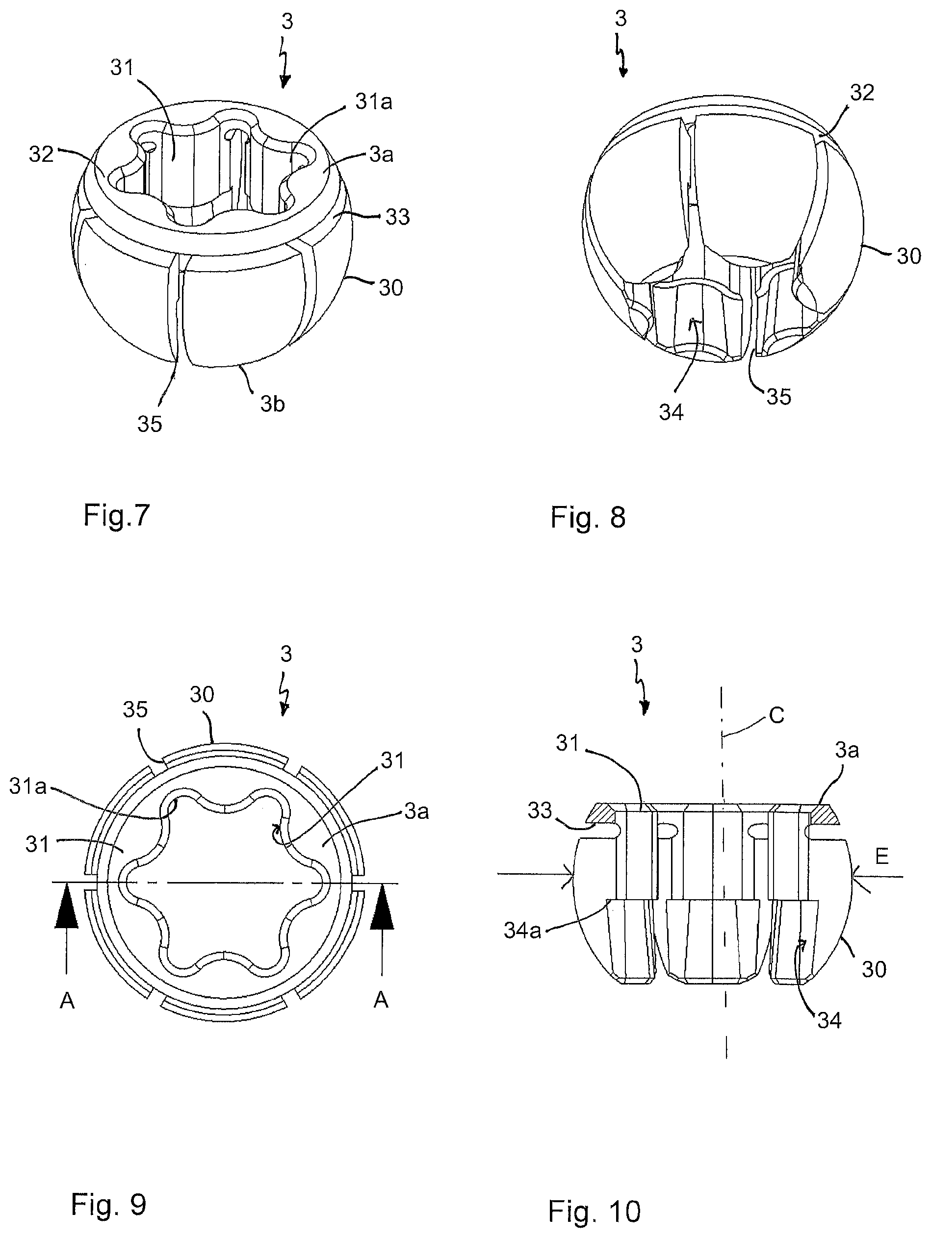 Patent US12318120 Figure 4 – Bone anchoring device