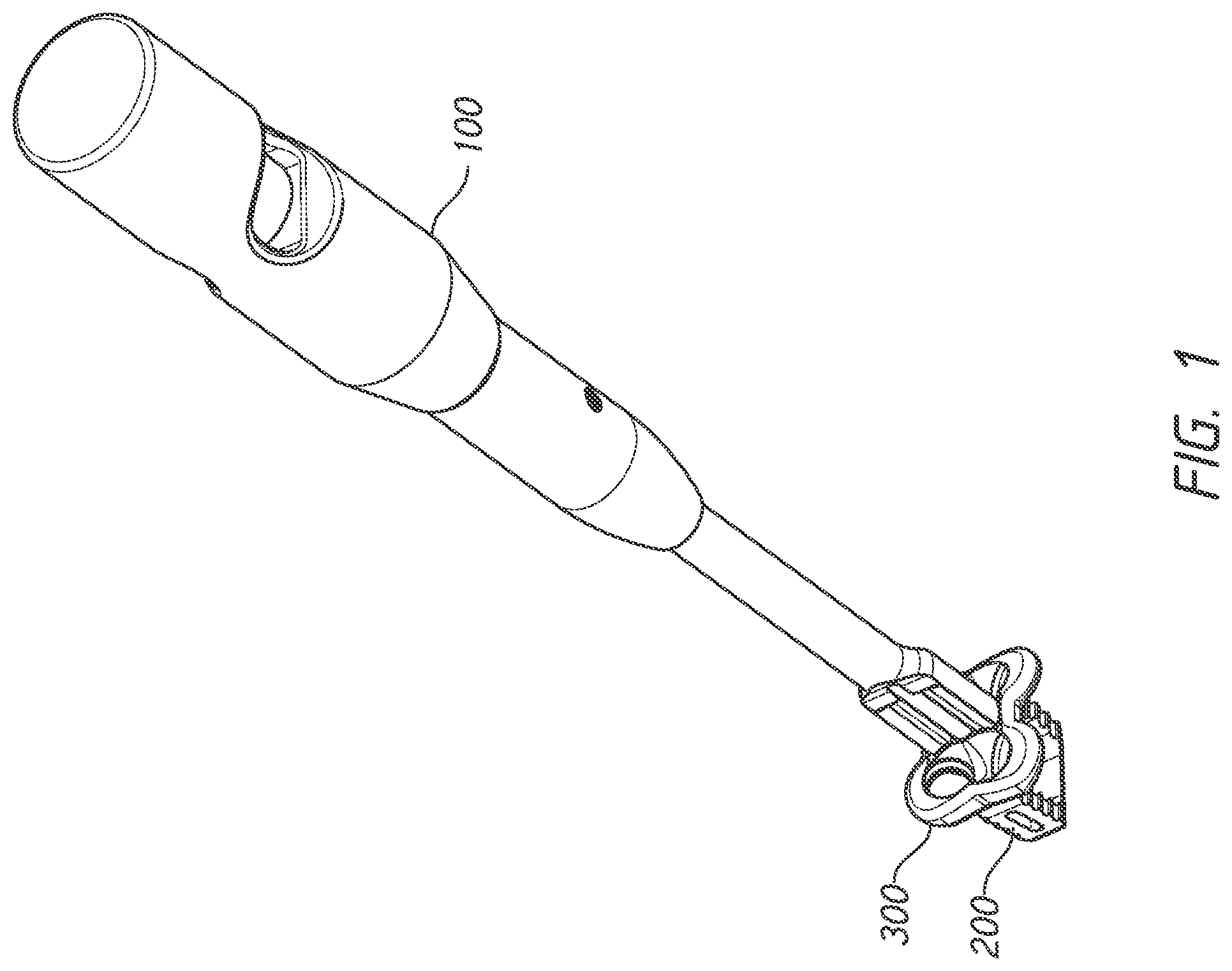 Patent US12318123 Figure 1 – Cervical plate and inserter