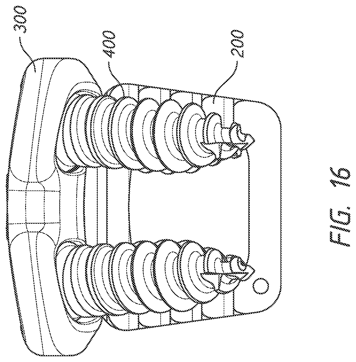 Patent US12318123 Figure 16 – Cervical plate and inserter