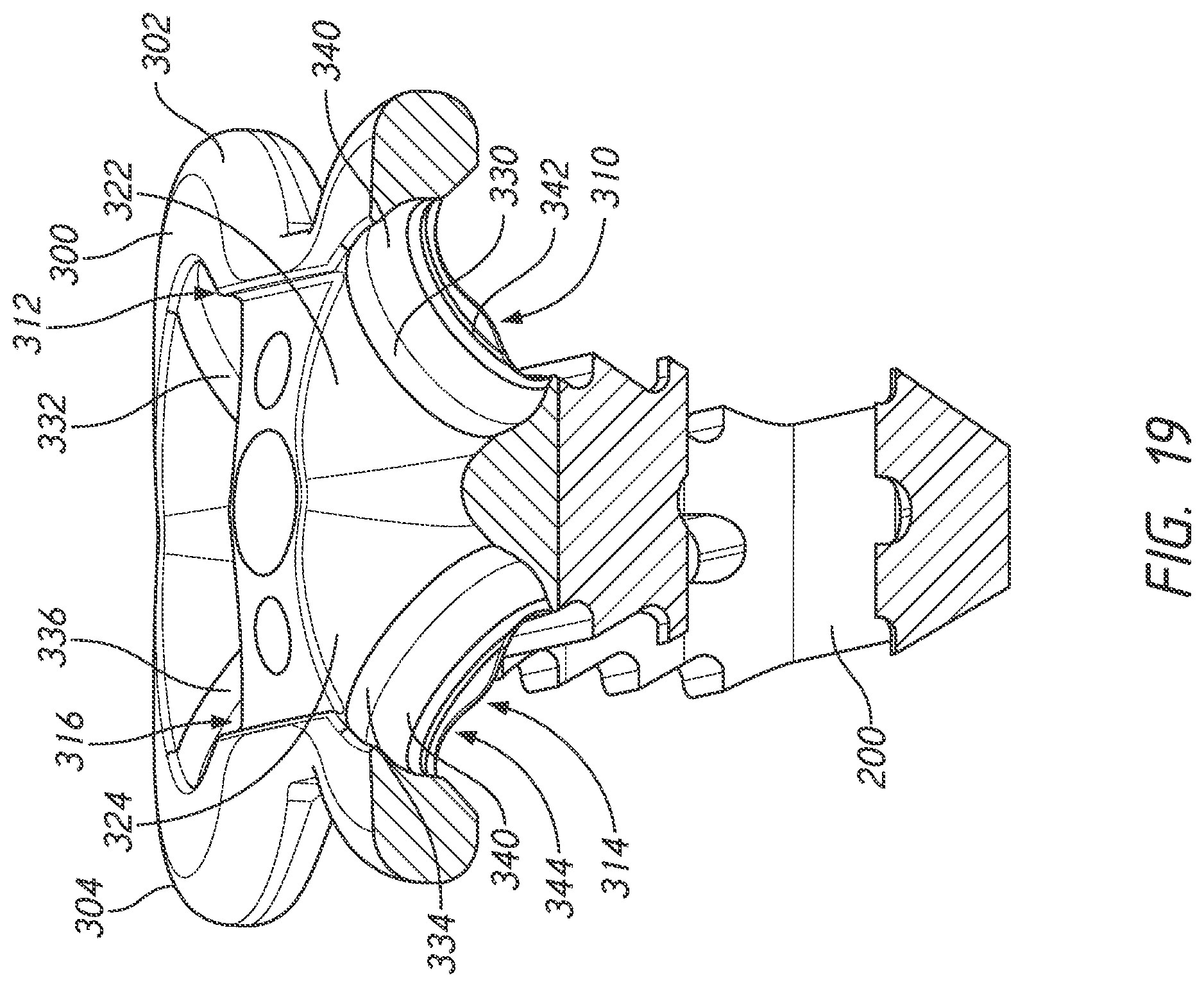 Patent US12318123 Figure 19 – Cervical plate and inserter