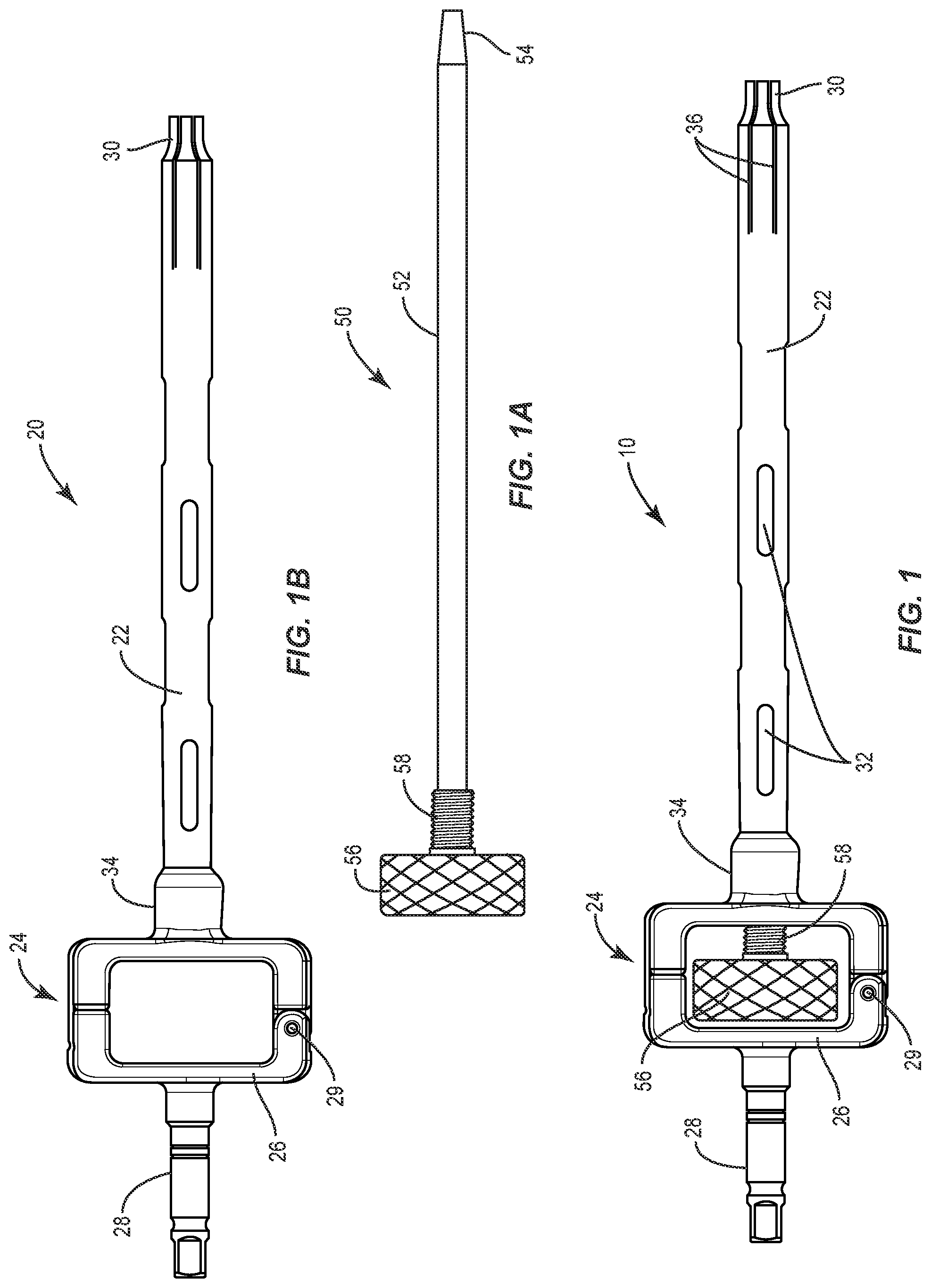 Patent US12318125 Figure 1 – Variable head driver for use with surgical implants