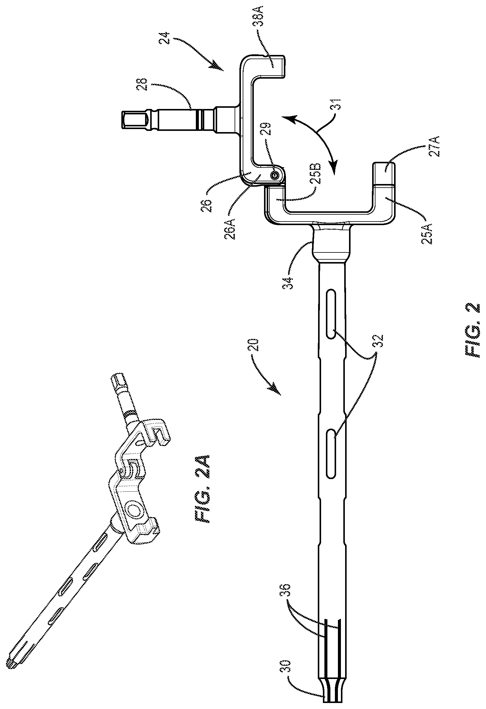 Patent US12318125 Figure 2 – Variable head driver for use with surgical implants