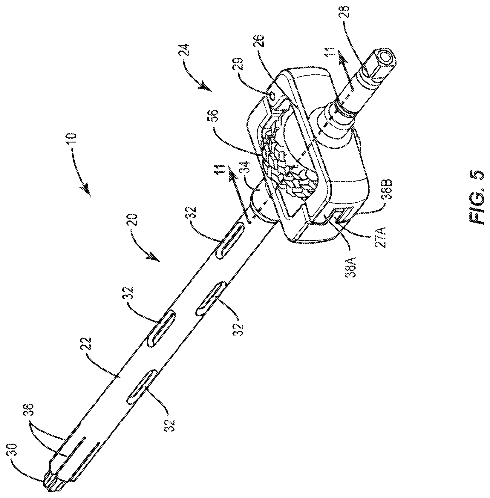 Patent US12318125 Figure 5 – Variable head driver for use with surgical implants