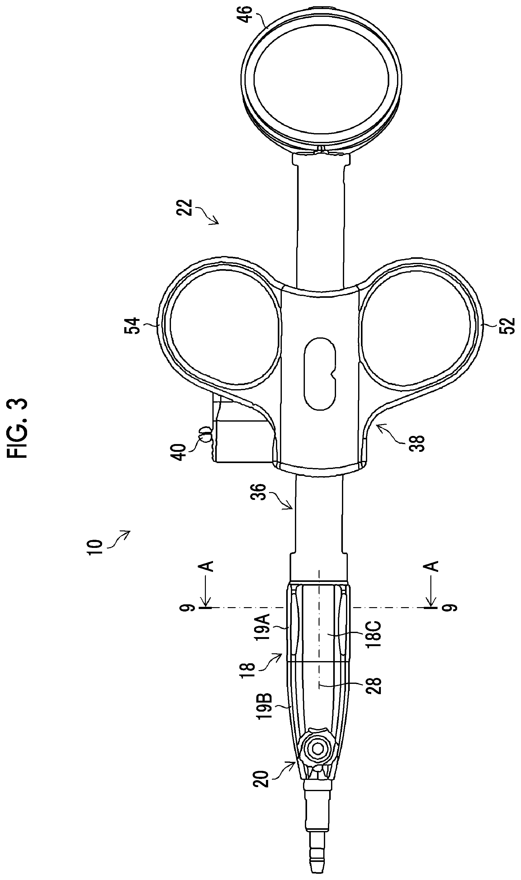 Patent US12318127 Figure 3 – Endoscope treatment tool