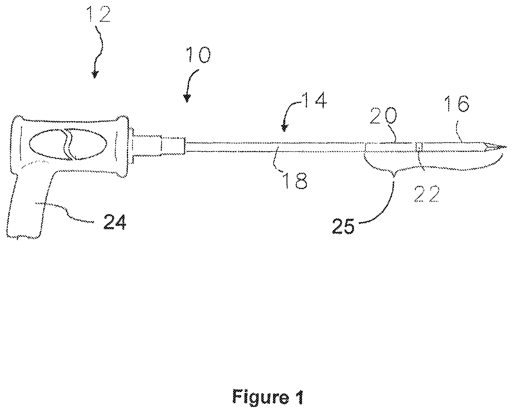 Patent US12318134 Figure 1 – Microwave coagulation applicator and system