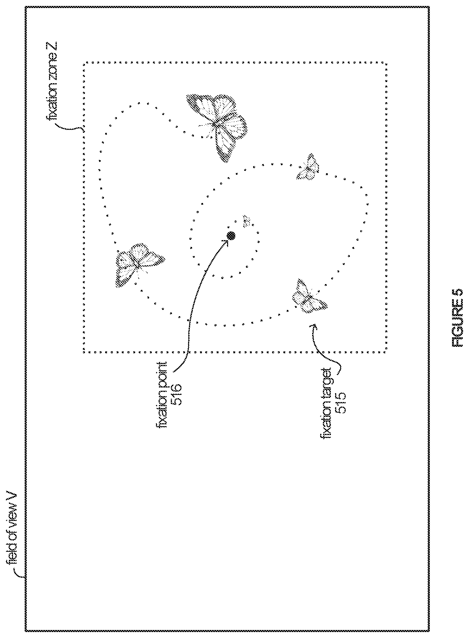 Patent US12318142 Figure 6 – Active visual alignment stimuli in fundus photography