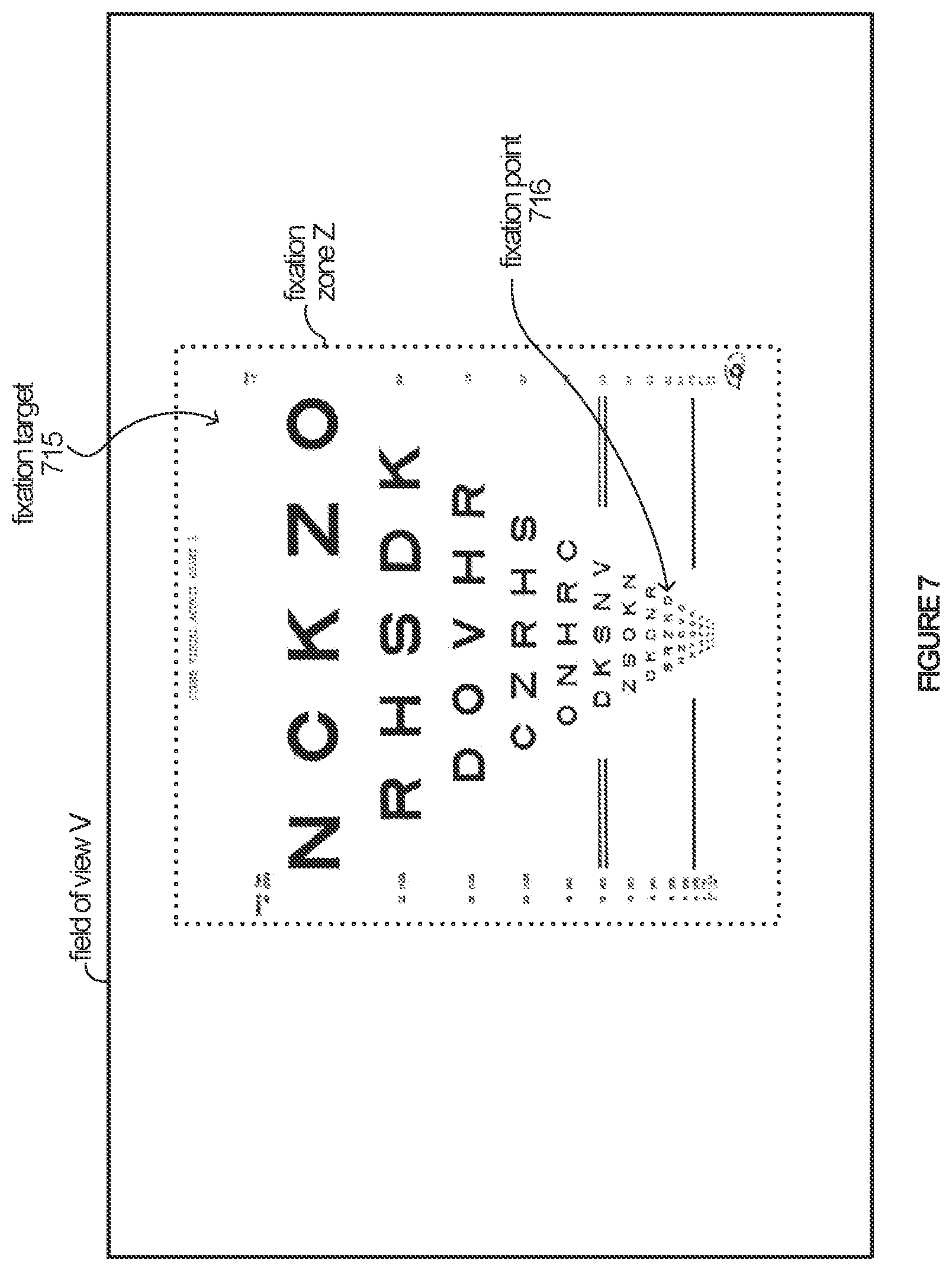 Patent US12318142 Figure 8 – Active visual alignment stimuli in fundus photography