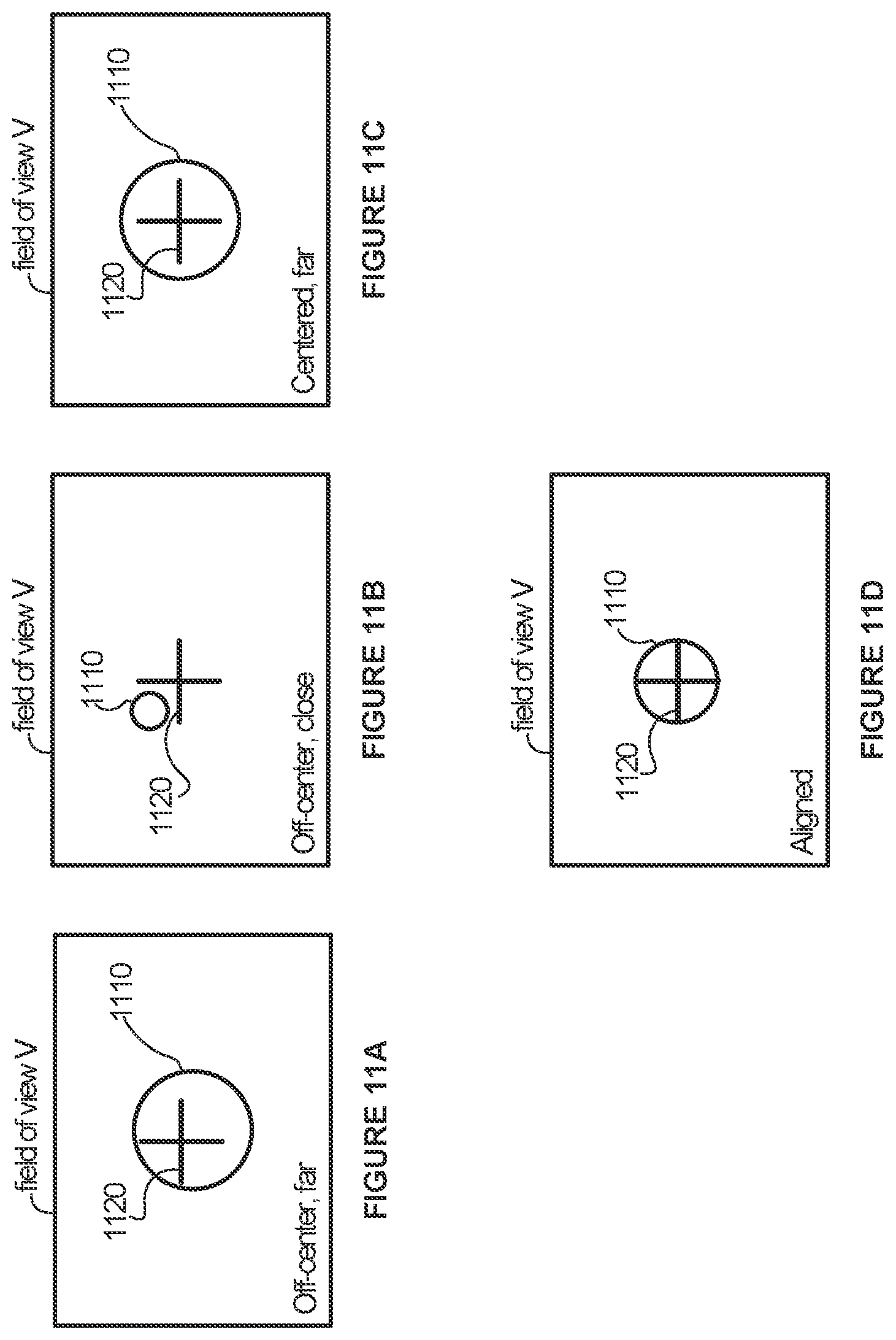 Patent US12318142 Figure 12 – Active visual alignment stimuli in fundus photography