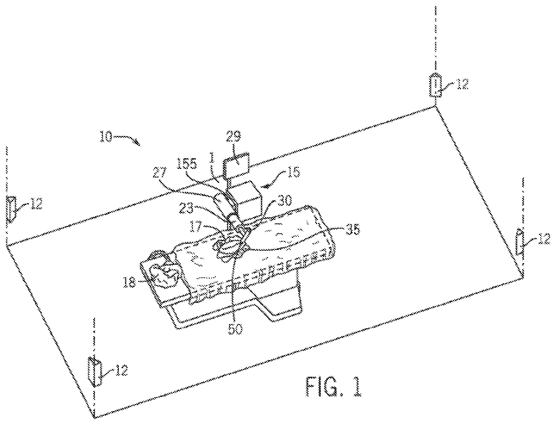 Patent US12318153 Figure 1 – Surgical robot platform