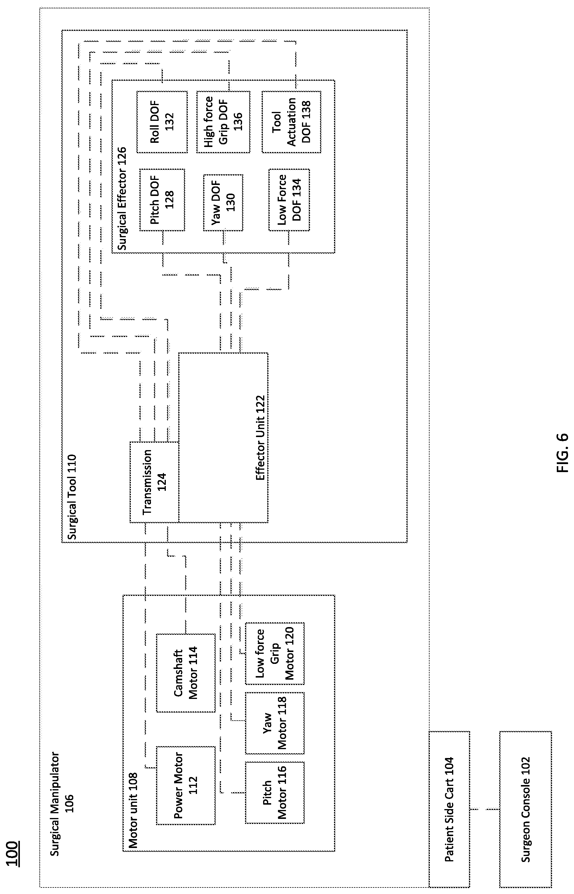 Patent US12318155 Figure 5 – Surgical instrument with shiftable transmission
