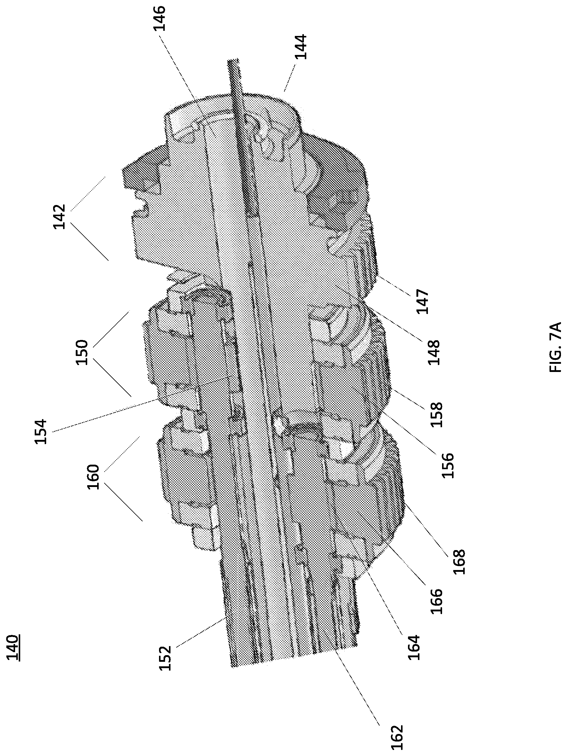 Patent US12318155 Figure 6 – Surgical instrument with shiftable transmission