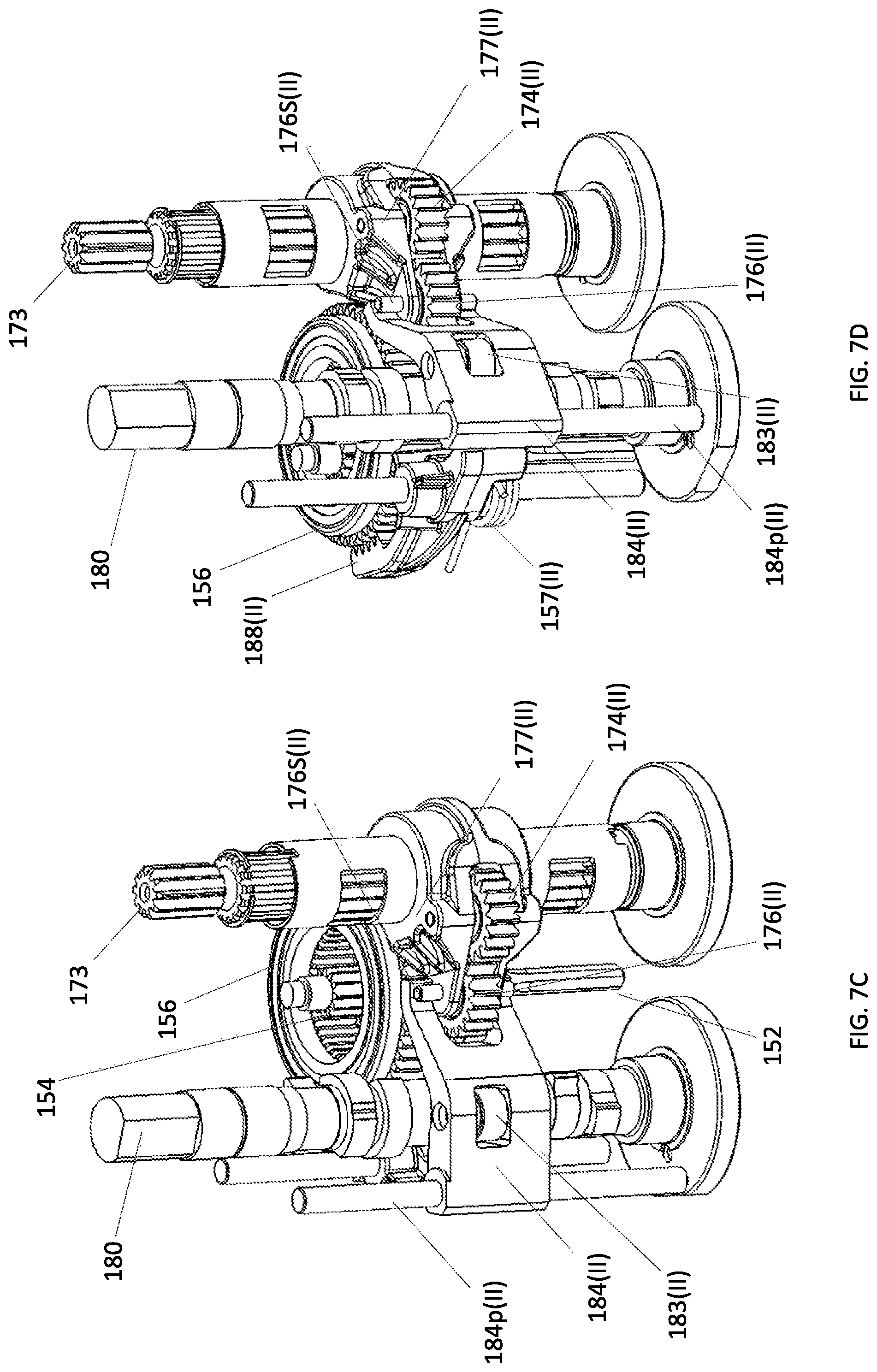 Patent US12318155 Figure 8 – Surgical instrument with shiftable transmission