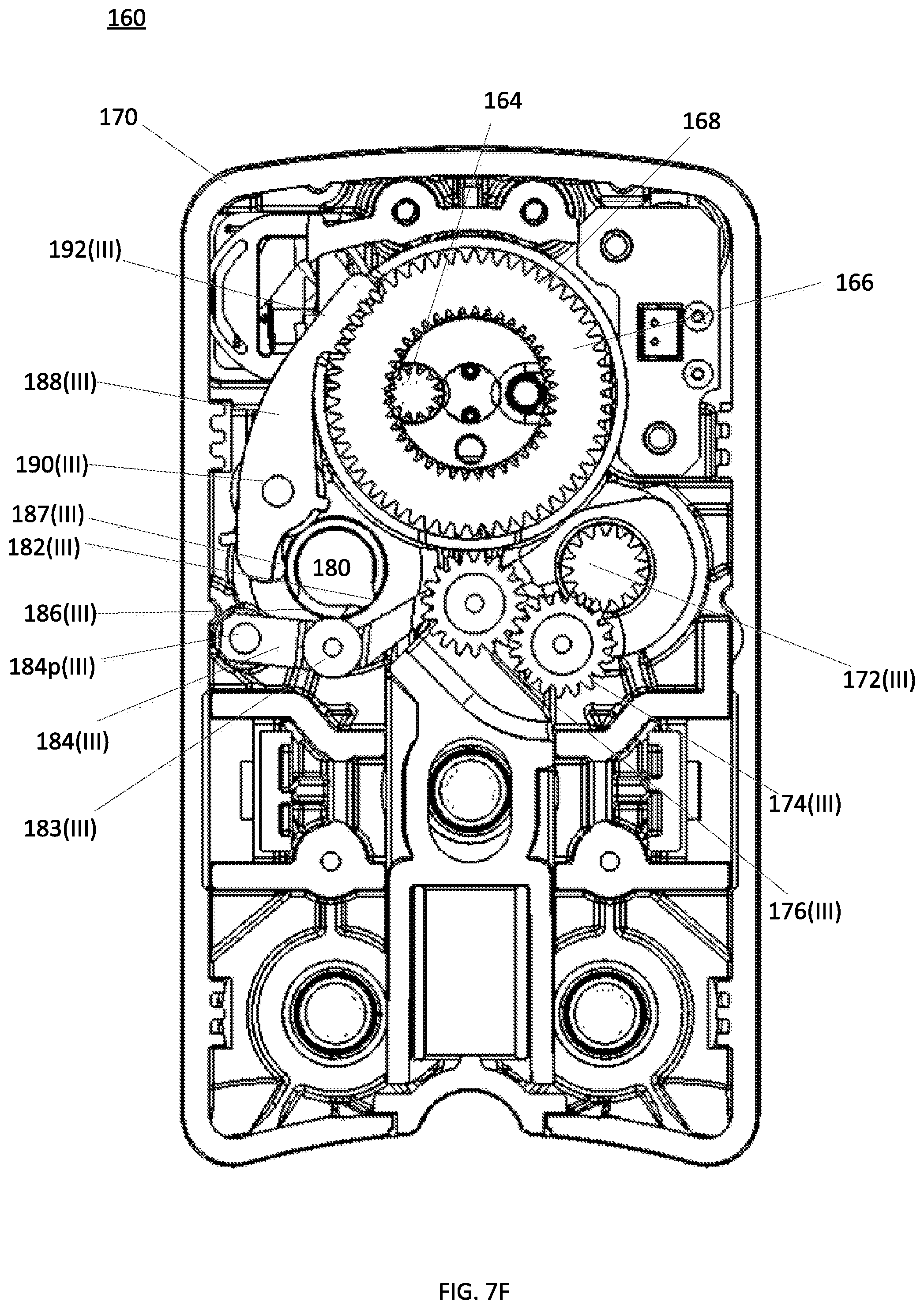 Patent US12318155 Figure 10 – Surgical instrument with shiftable transmission